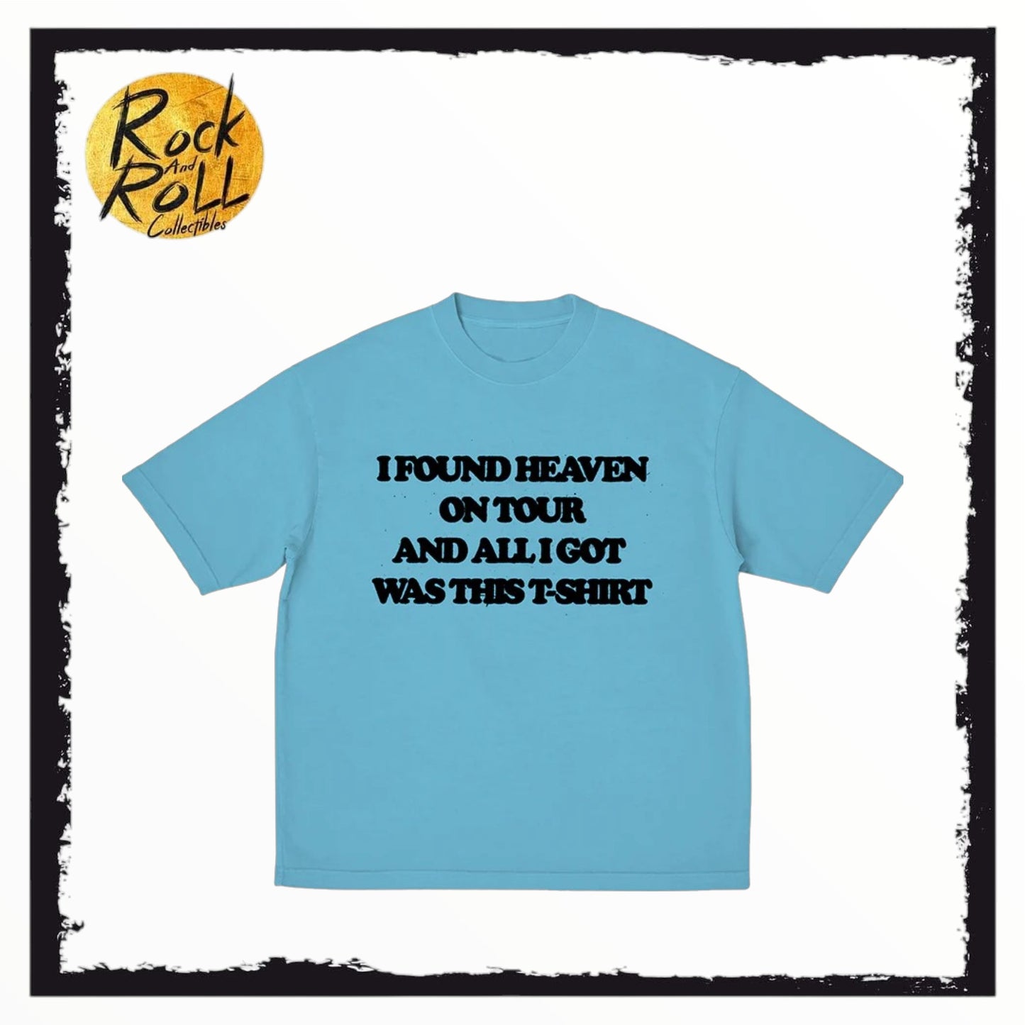 Conan Gray - I Found Heaven On Tour and All I Got Was This T-Shirt Blue T-Shirt - Large