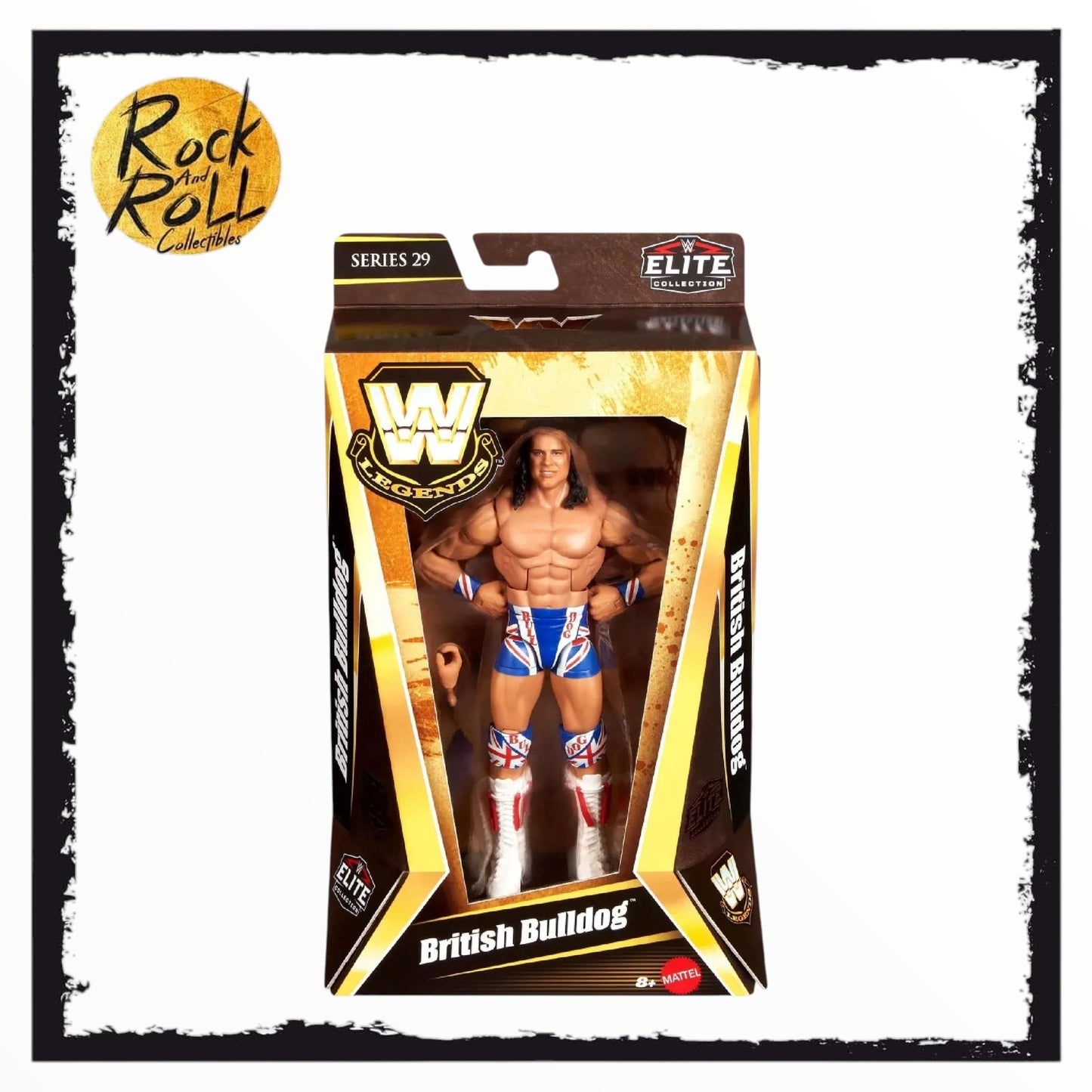 WWE Legends Elite Collection Series 29 - British Bulldog US Import