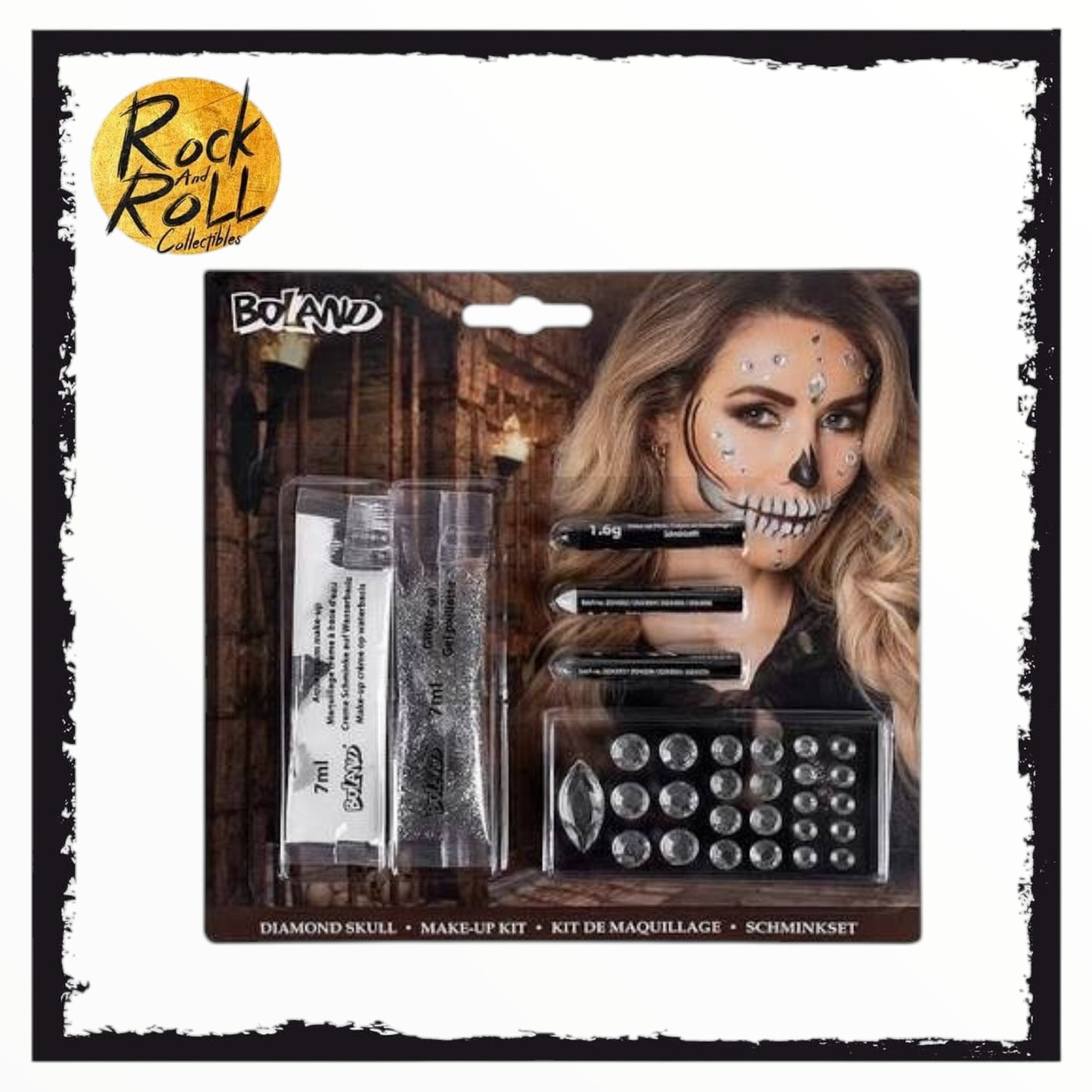 Boland Diamond Skull Make-Up Kit