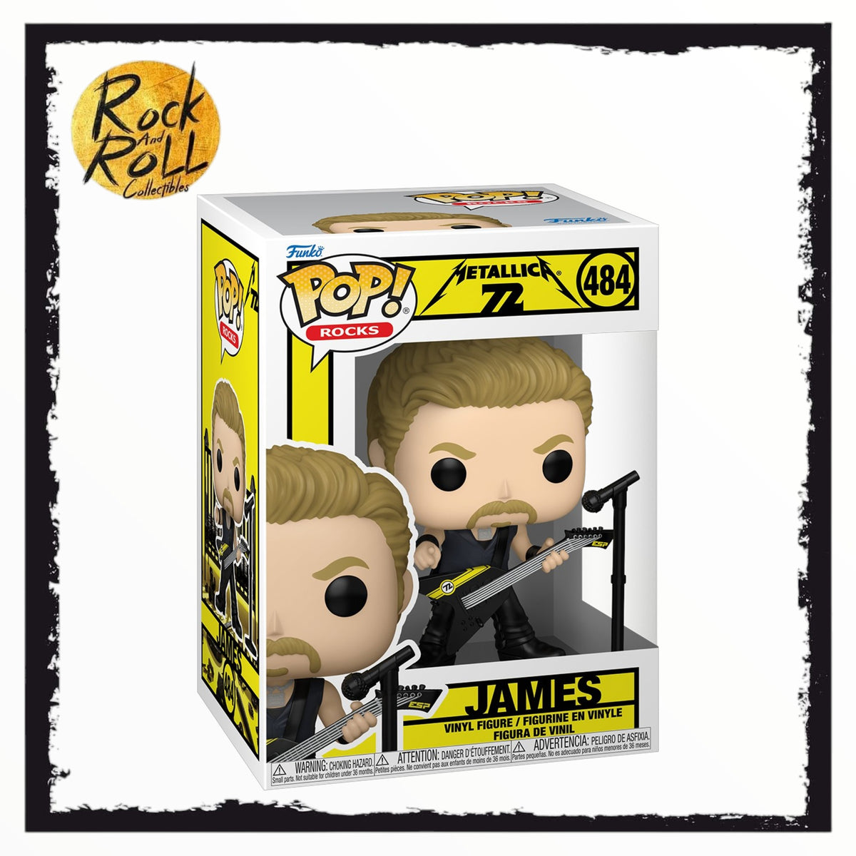 Metallica- James Hetfield Funko Pop! Rocks #484