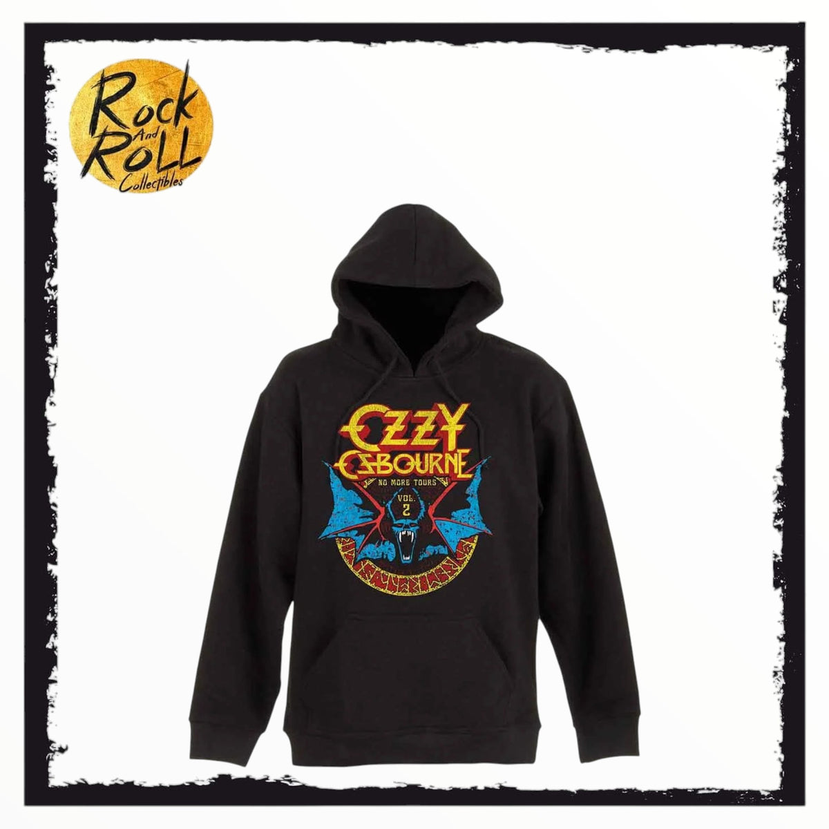 Ozzy Osbourne - No More Tours Official Licensed Black Pullover Hoodie