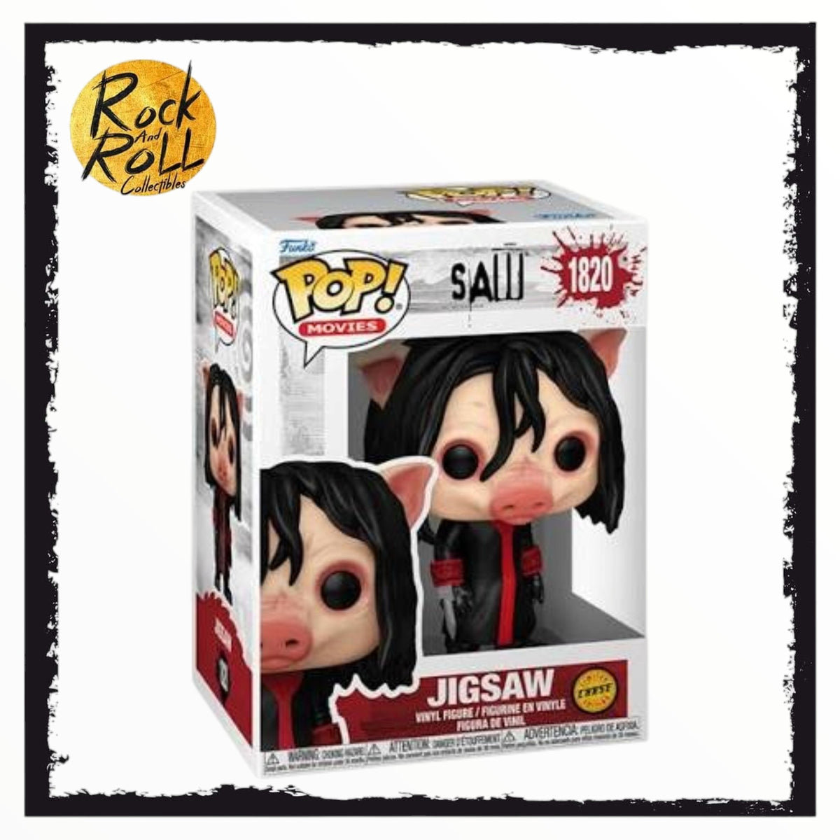 Funko Pop! Movies Saw - Jigsaw #1820 Chase Variant