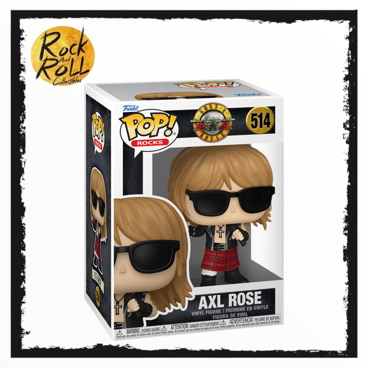 Guns N' Roses - Axl Rose (Live and Let Die) Funko Pop! Rocks #514