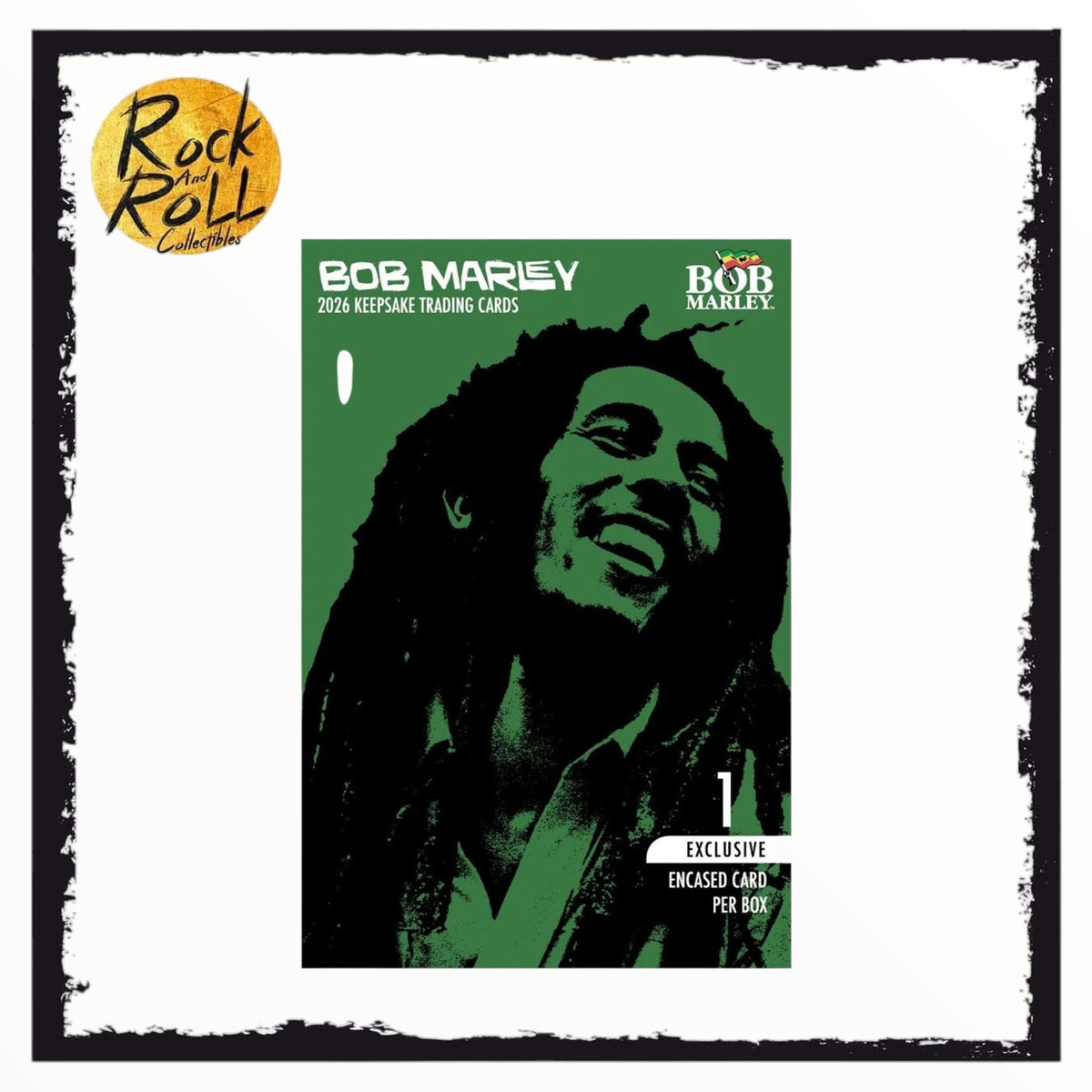 2026 Keepsake Trading Card Bob Marley Encased Card (x1 Sealed)