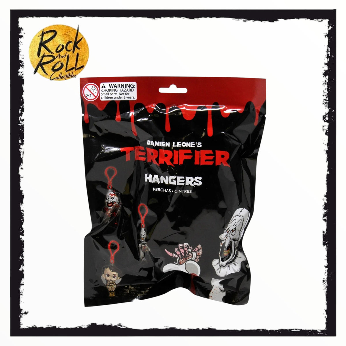 Damien Leones Terrifier Collectible Blind Bag Hangers (x1 Random Blind Bag) US Import