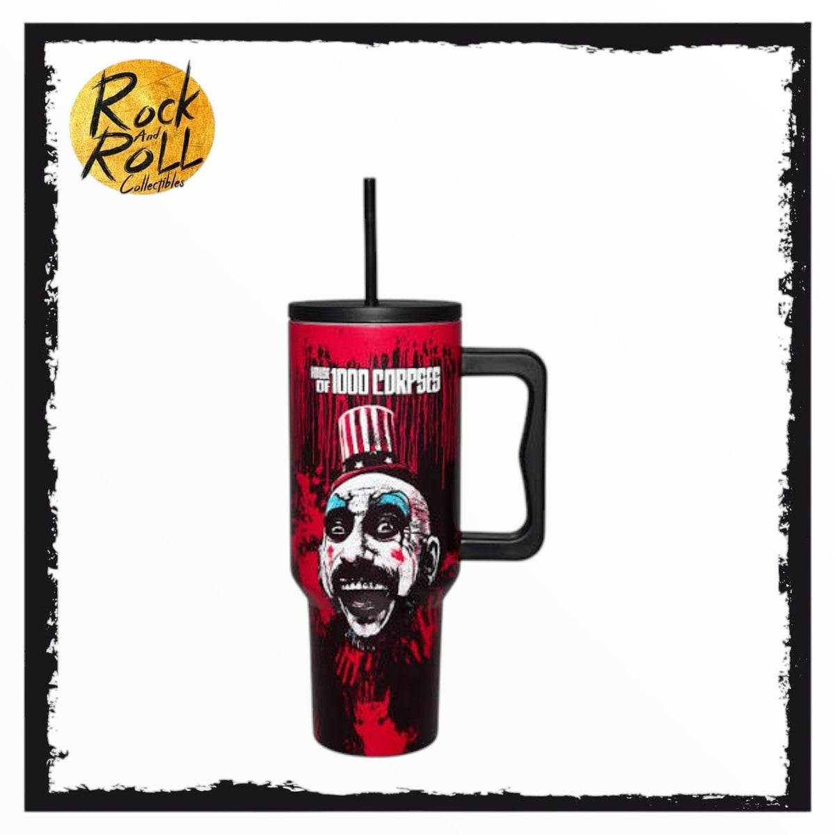 House of 1000 Corpses Travel Tumbler with Straw - 40oz US Import