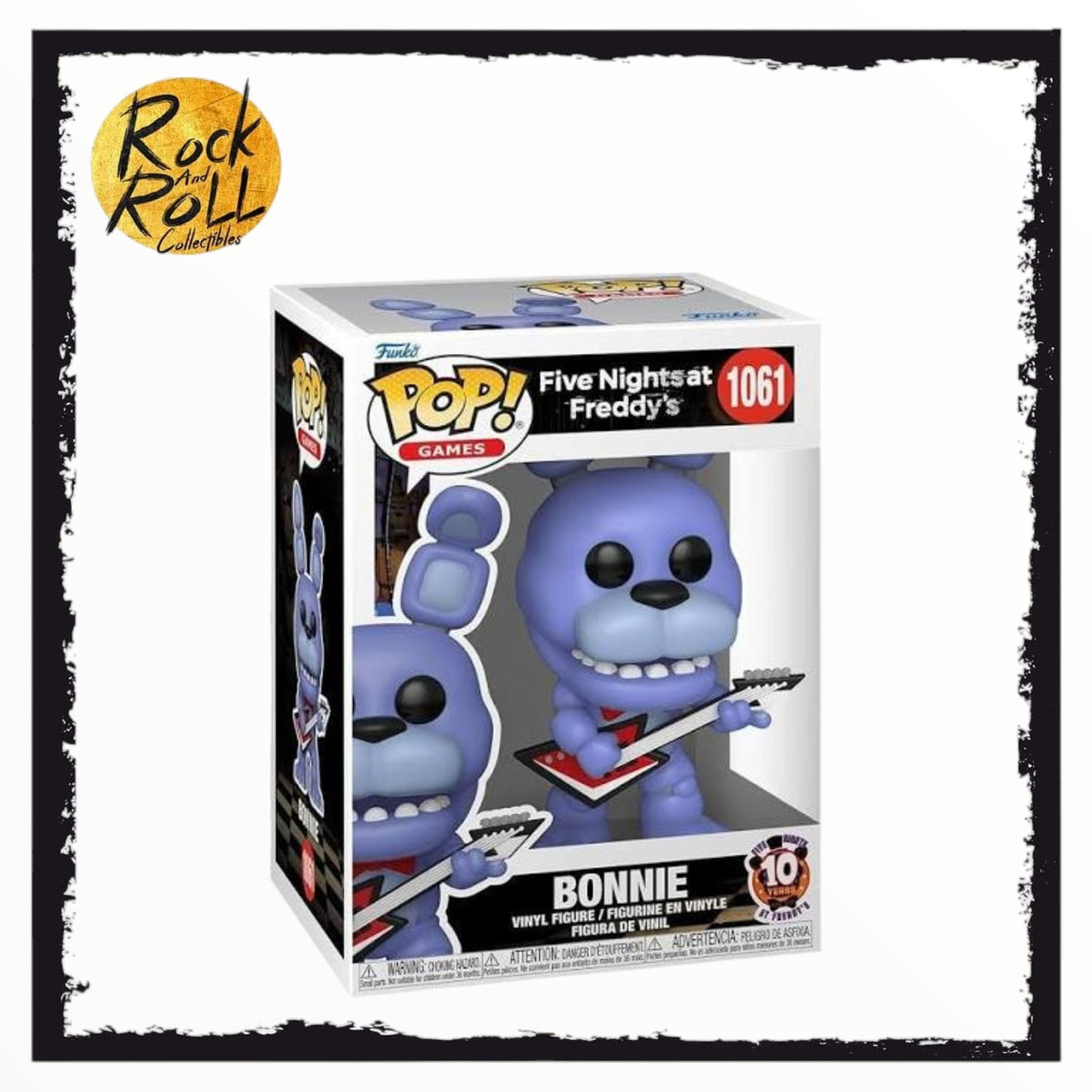 Bonnie #1061 Funko Pop - Five Nights at Freddy's 10th Anniversary