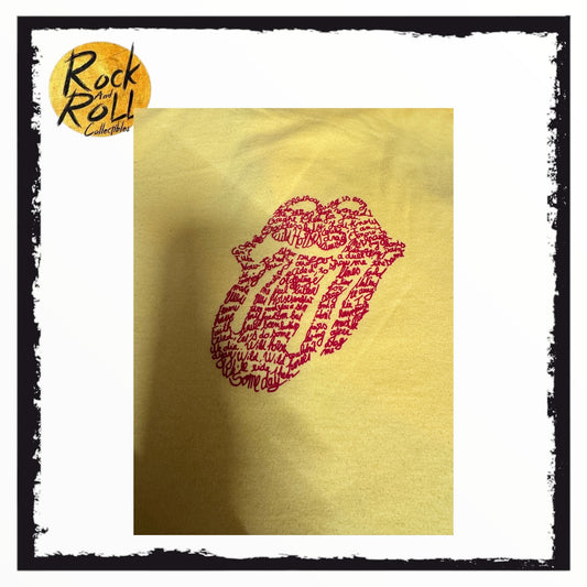Rolling Stones Yellow Logo T-Shirt - XL
