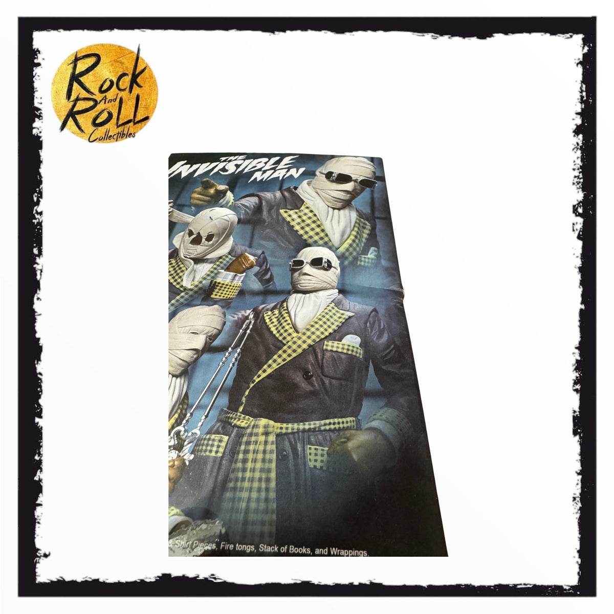 Box Damage - NECA The Invisible Man Dr. Jack Griffin Ultimate Action Figure US Import