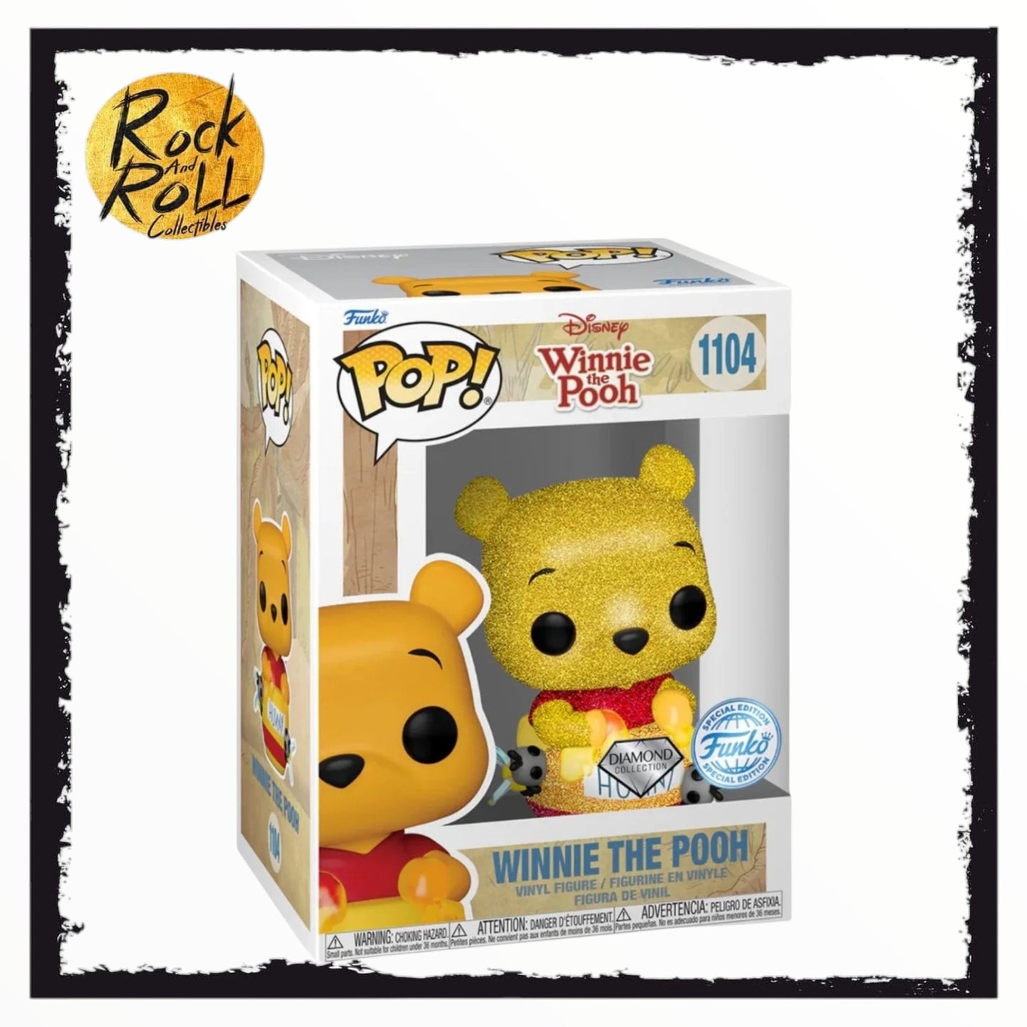 Winnie the Pooh (Diamond) #1104 Funko Pop! - Disney - Special Edition