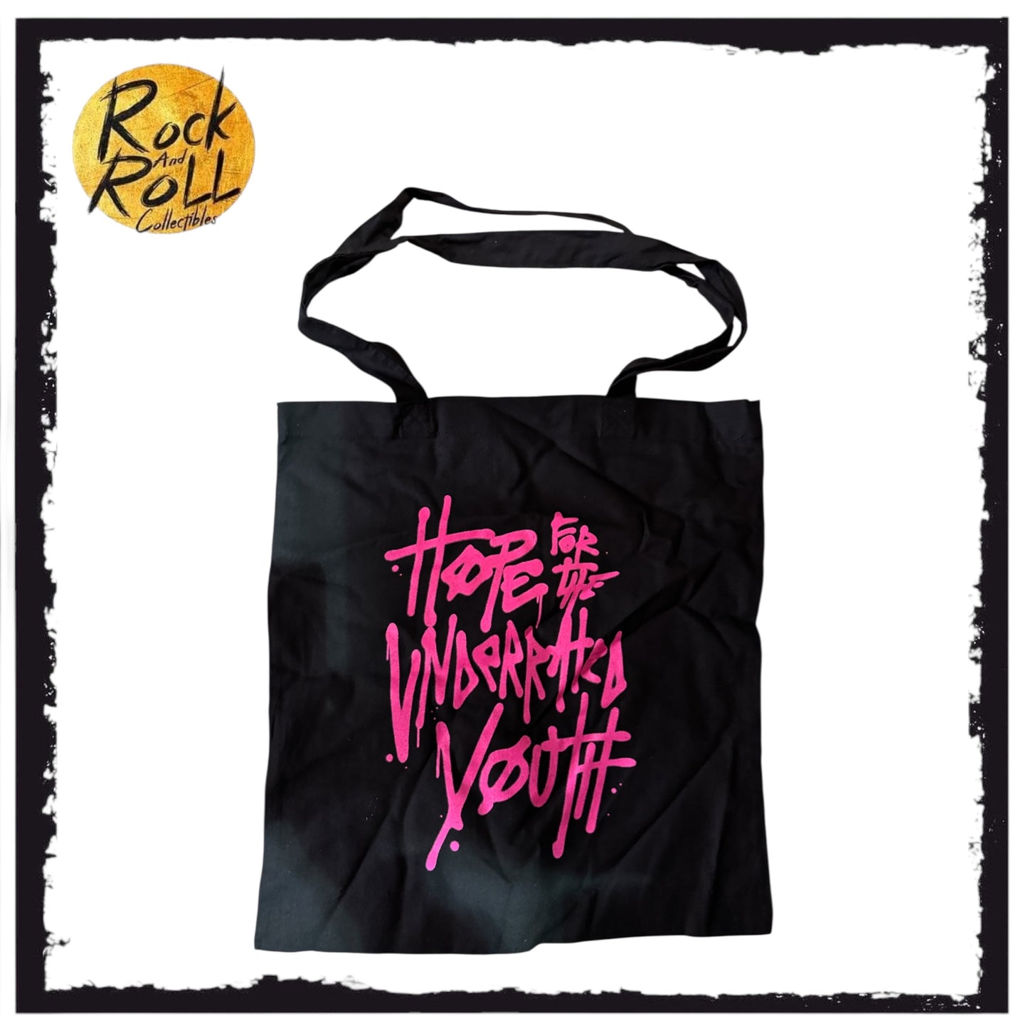 Yungblud “Hope for the Underrated Youth” Black Tote Bag