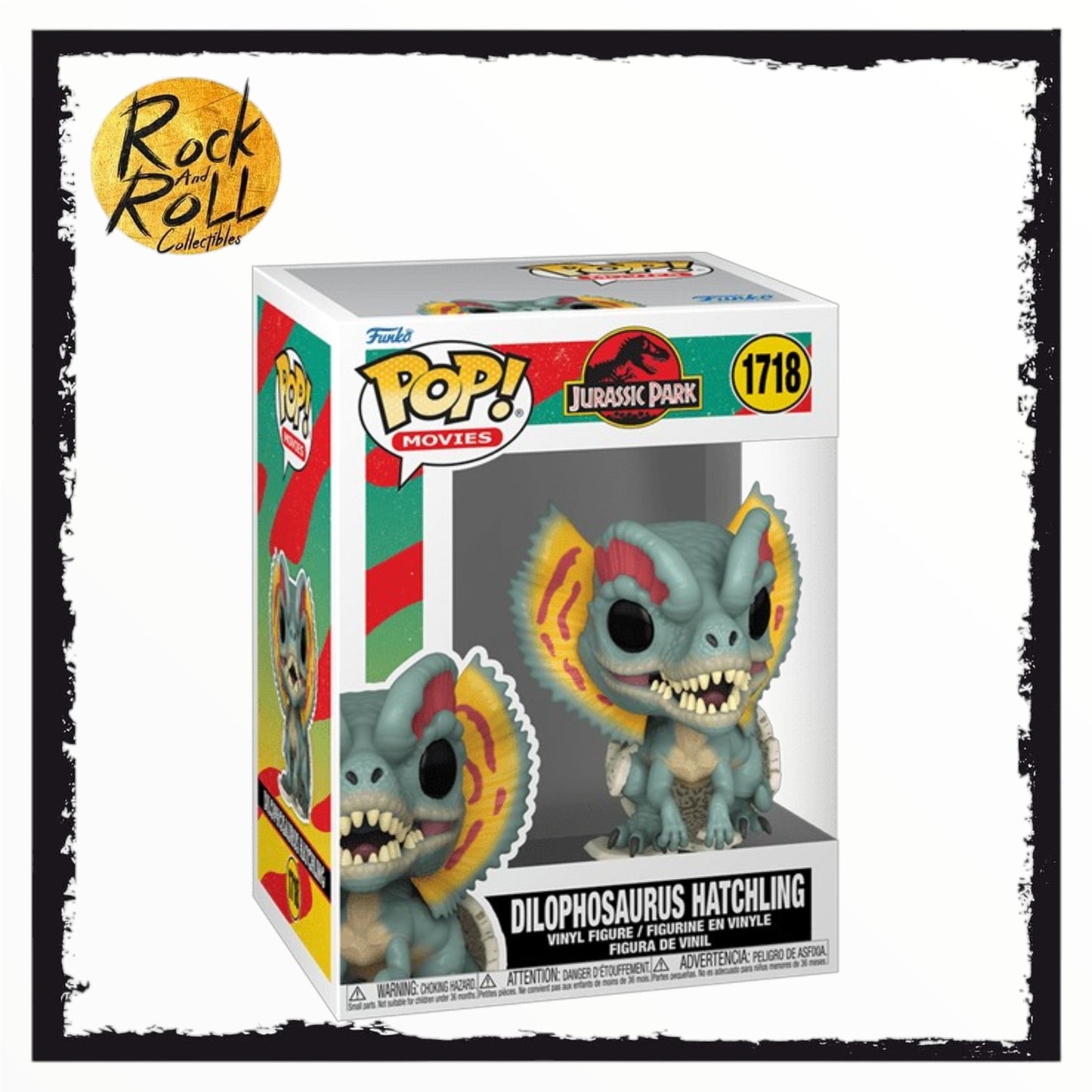 Dilophosaurus Hatchling #1718 Funko Pop - Jurassic Park