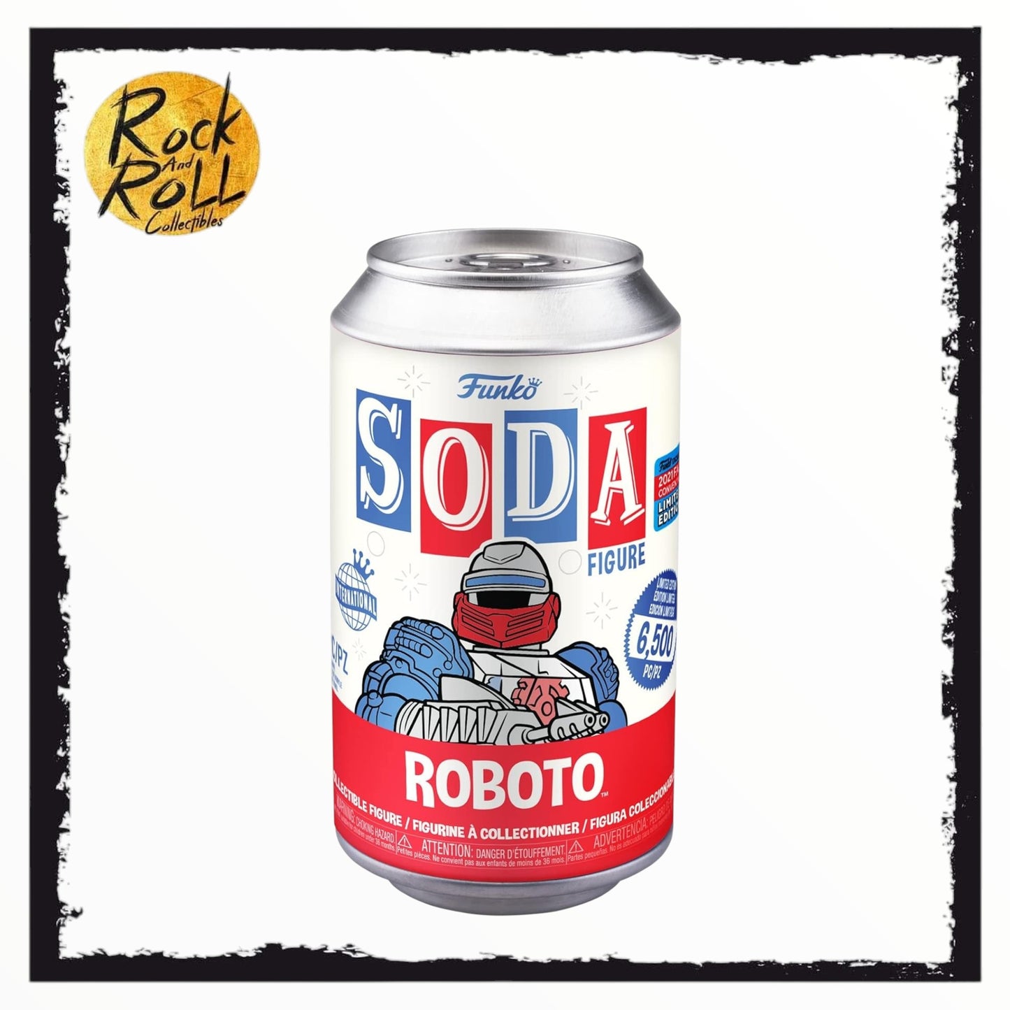 Roboto Funko Soda Vinyl Figure! - Masters of the Universe- LE6500 Pcs 2021 Fall Convention - Chance Of Chase
