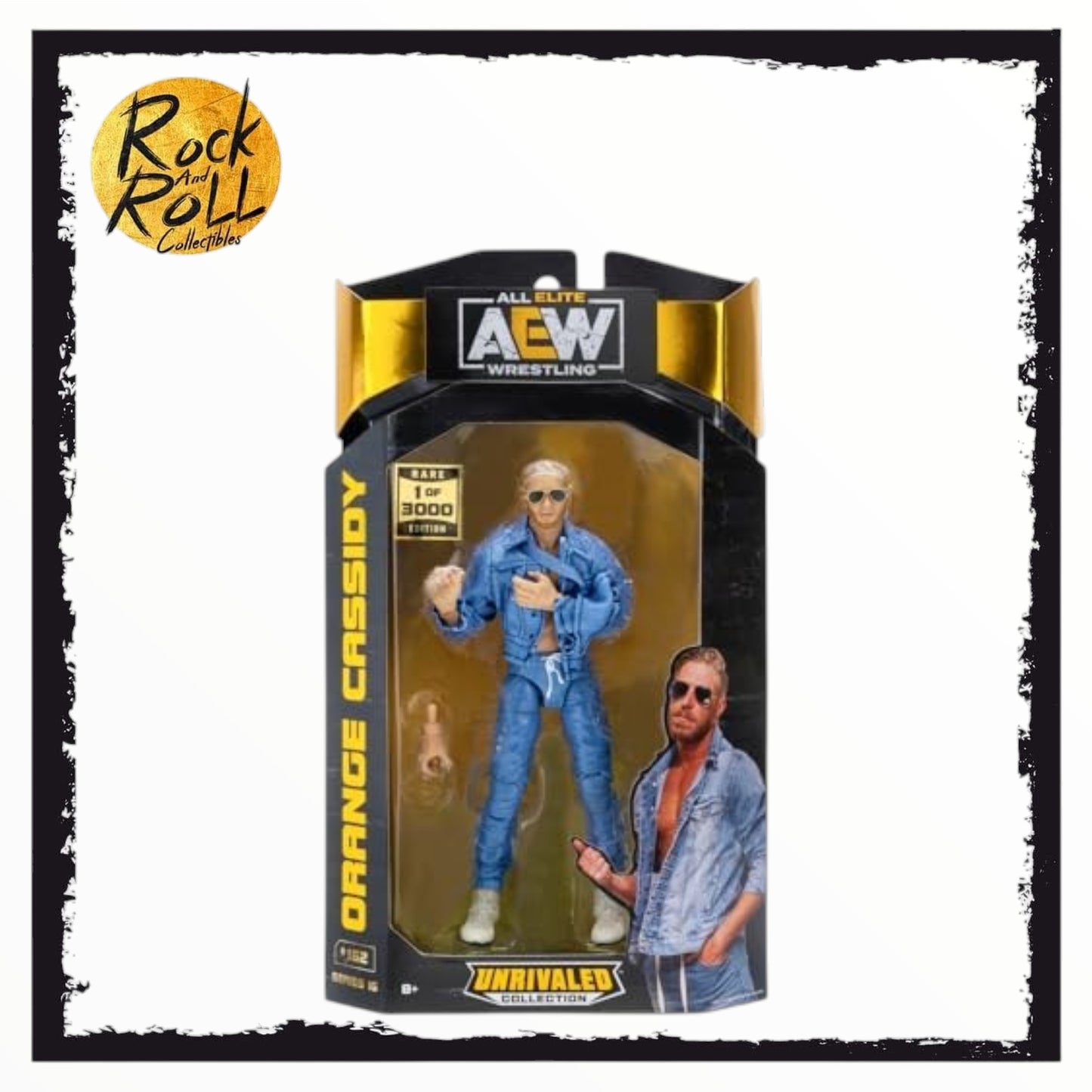 AEW Unrivaled Collection Series 16 #162 Orange Cassidy 1 of 3000 Rare Edition
