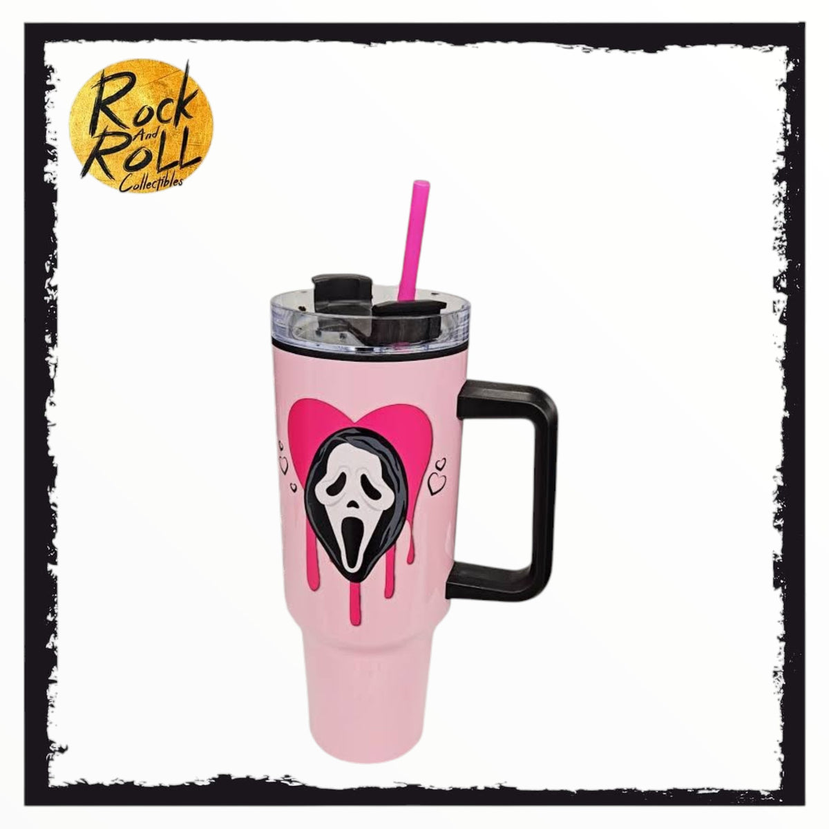 Ghost Face Pink Tumbler 40oz US Import