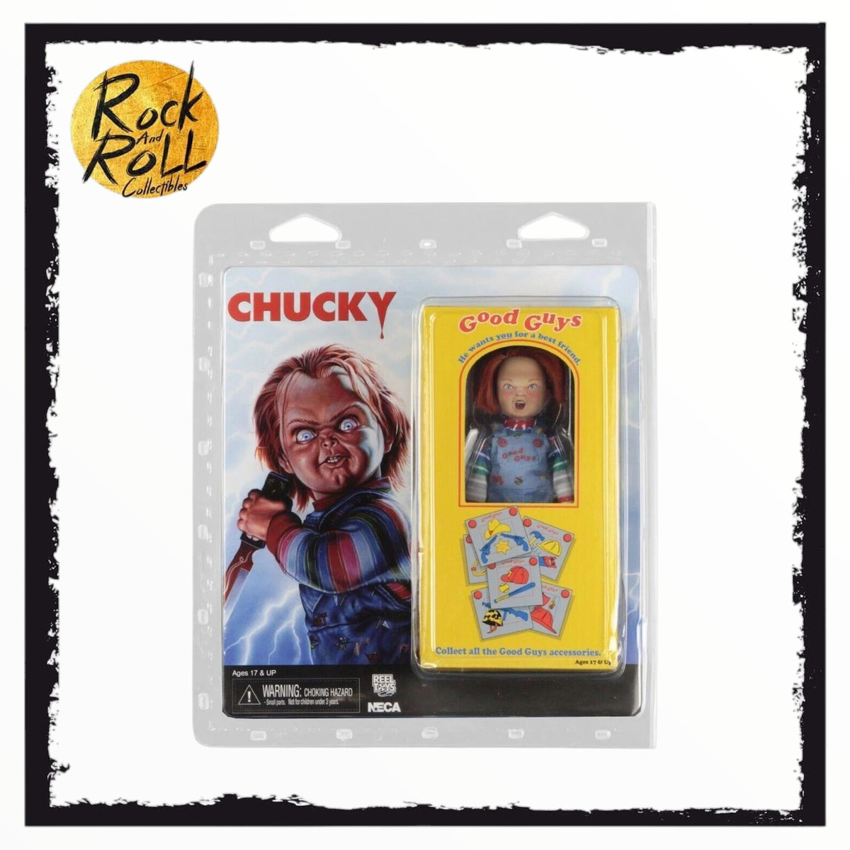 NECA Child's Play Chucky 8" Scale Clothed Action Figure US Import
