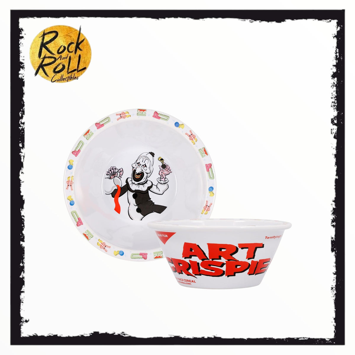 Surreal Entertainment - Terrifier Art Crispies Official Cereal Bowl US Import