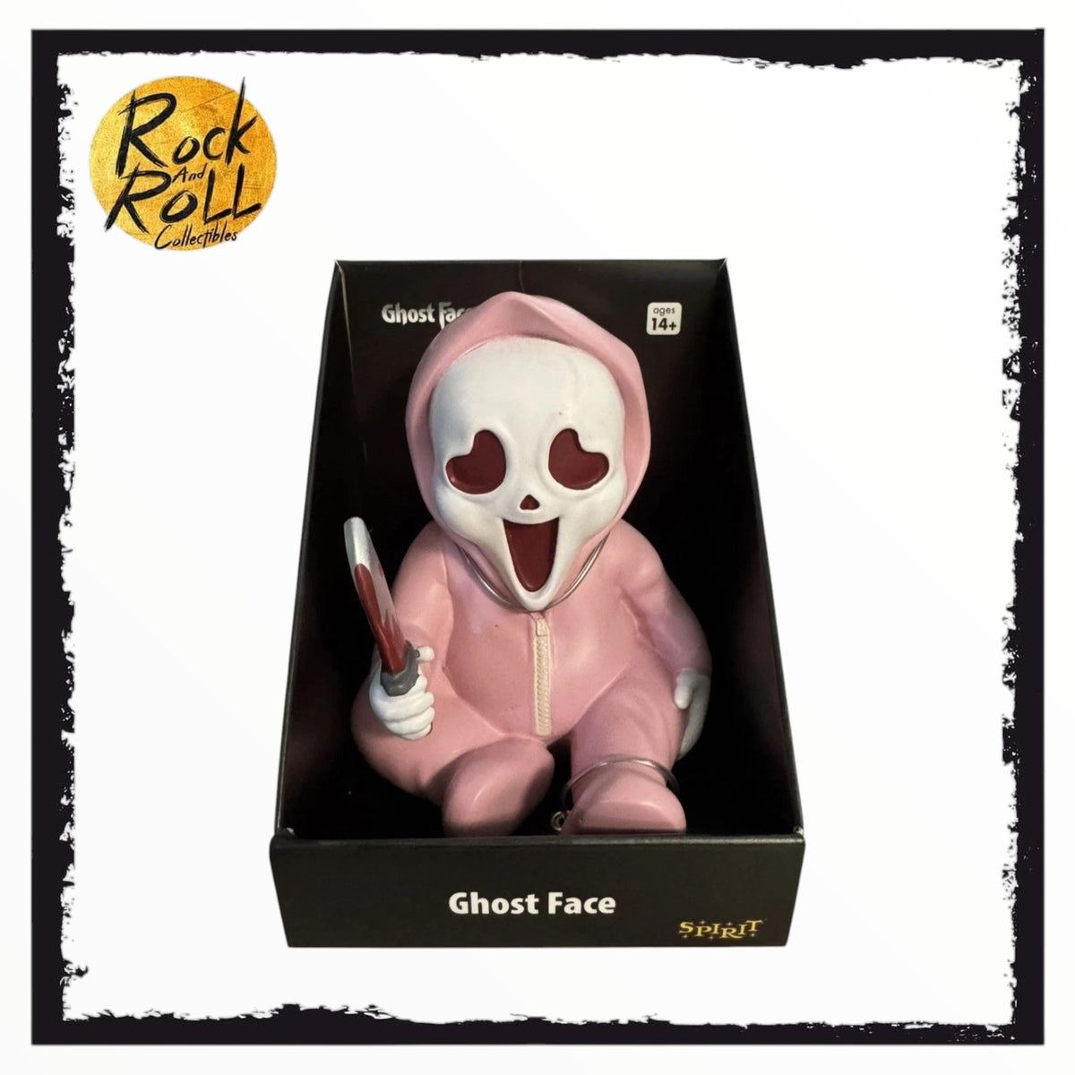 Spirit Halloween - Mini Horror Baby Pink Ghost Face