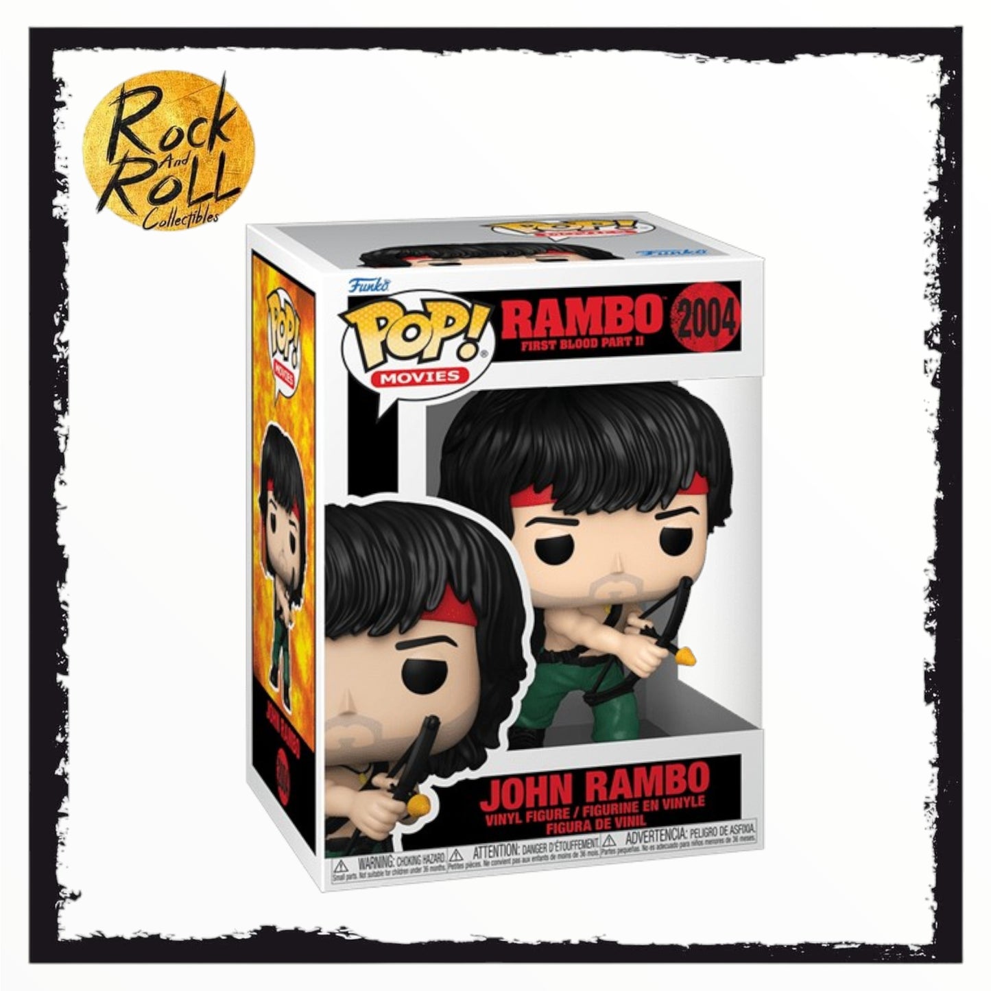 John Rambo with Explosive Arrow #2004 Funko Pop - Rambo: First Blood Part II