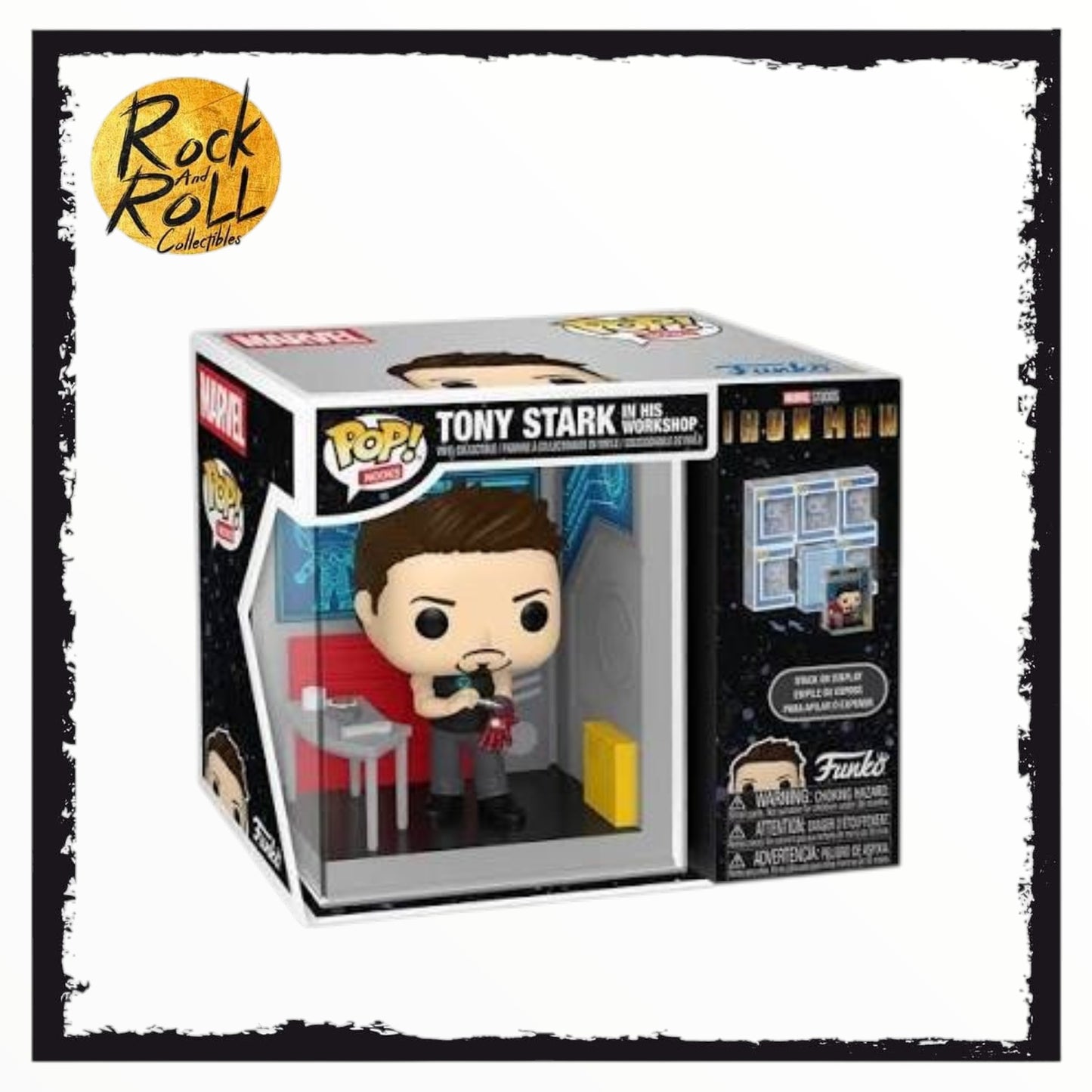Tony Stark In Workshop Funko Nooks Pop! - Iron Man - Marvel