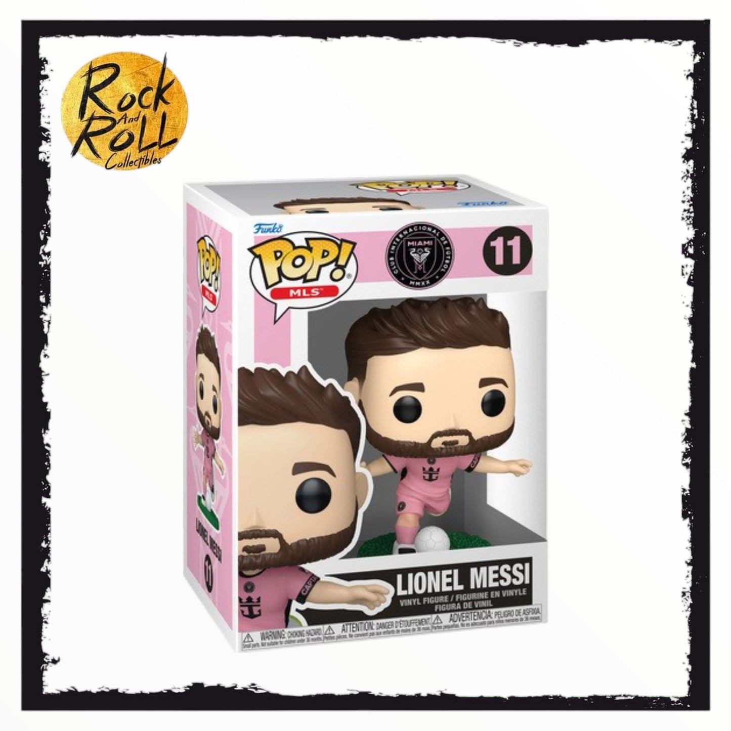 Lionel Messi (Pink Uniform) #11 Funko Pop - Inter Miami CF