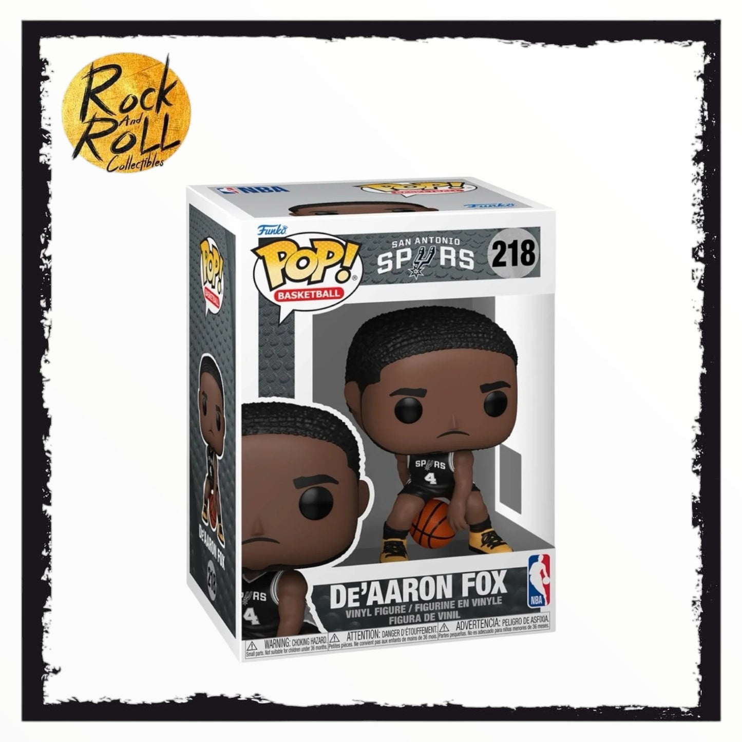 De'Aaron Fox #218 Funko Pop - San Antonio Spurs