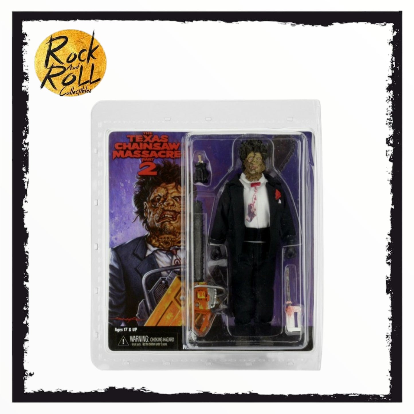 NECA - The Texas Chainsaw Massacre Part 2 - Leatherface Clothed Figure