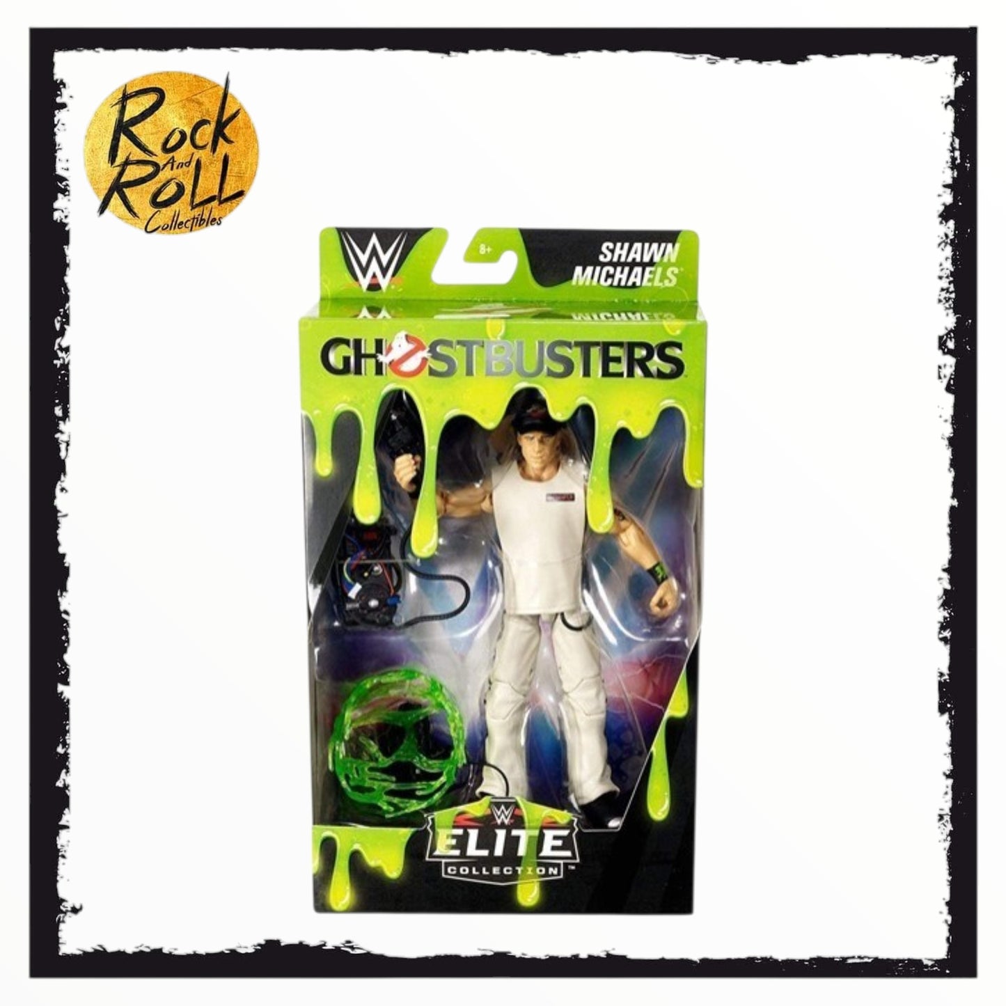 WWE Elite Collection x Ghostbusters Crossover - Shawn Michaels in Protective Case (Read Description)