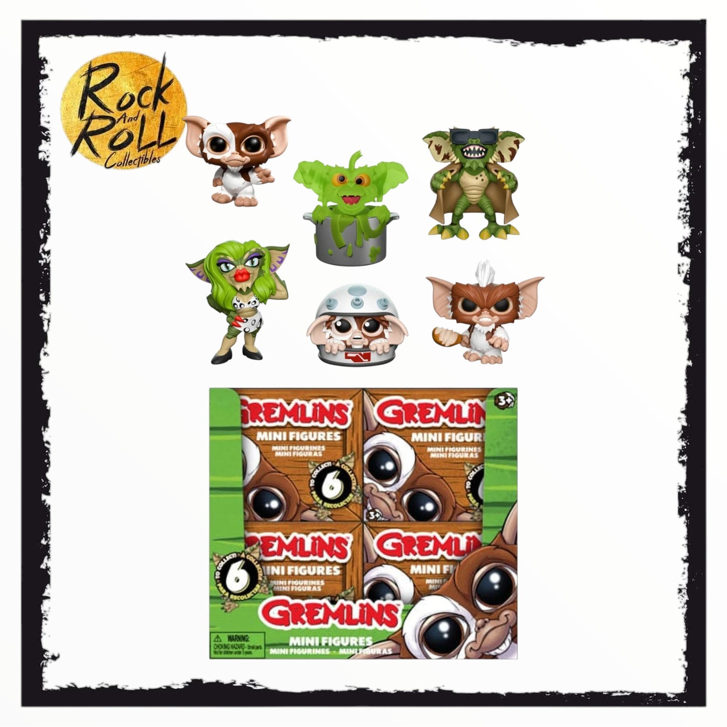 Gremlins Blind Box Mini Figures 6cm Wave 2 (1x Mystery) - US Import