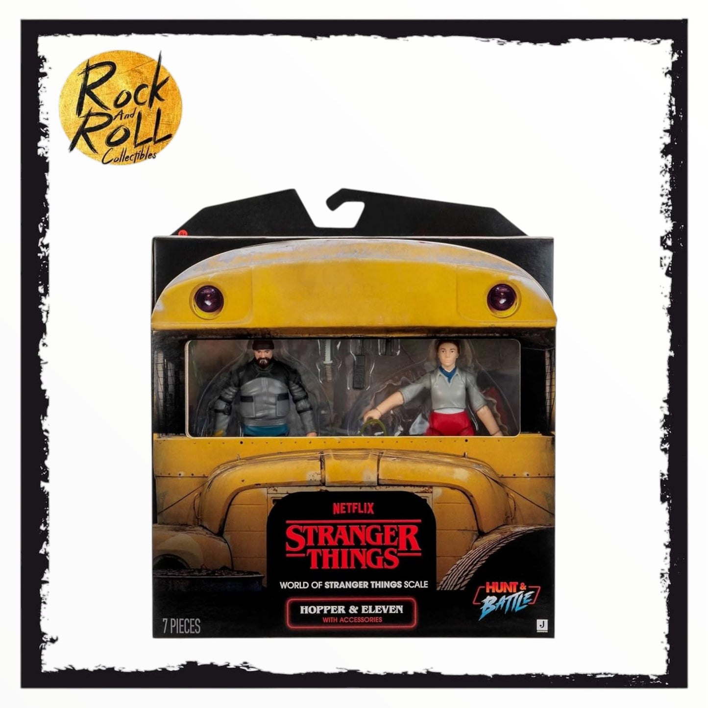 Stranger Things Hunt & Battle - Hopper & Eleven with Accessories - US Import