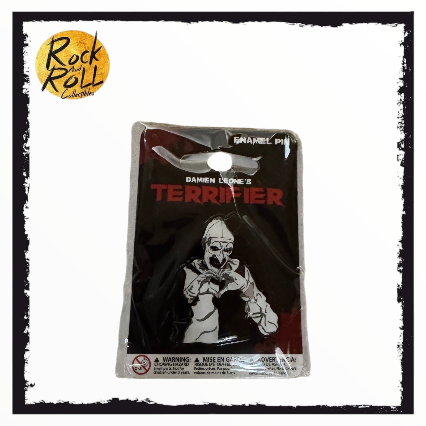 Surreal Entertainment - Horror Enamel Pin - Terrifier Art the Clown US Import