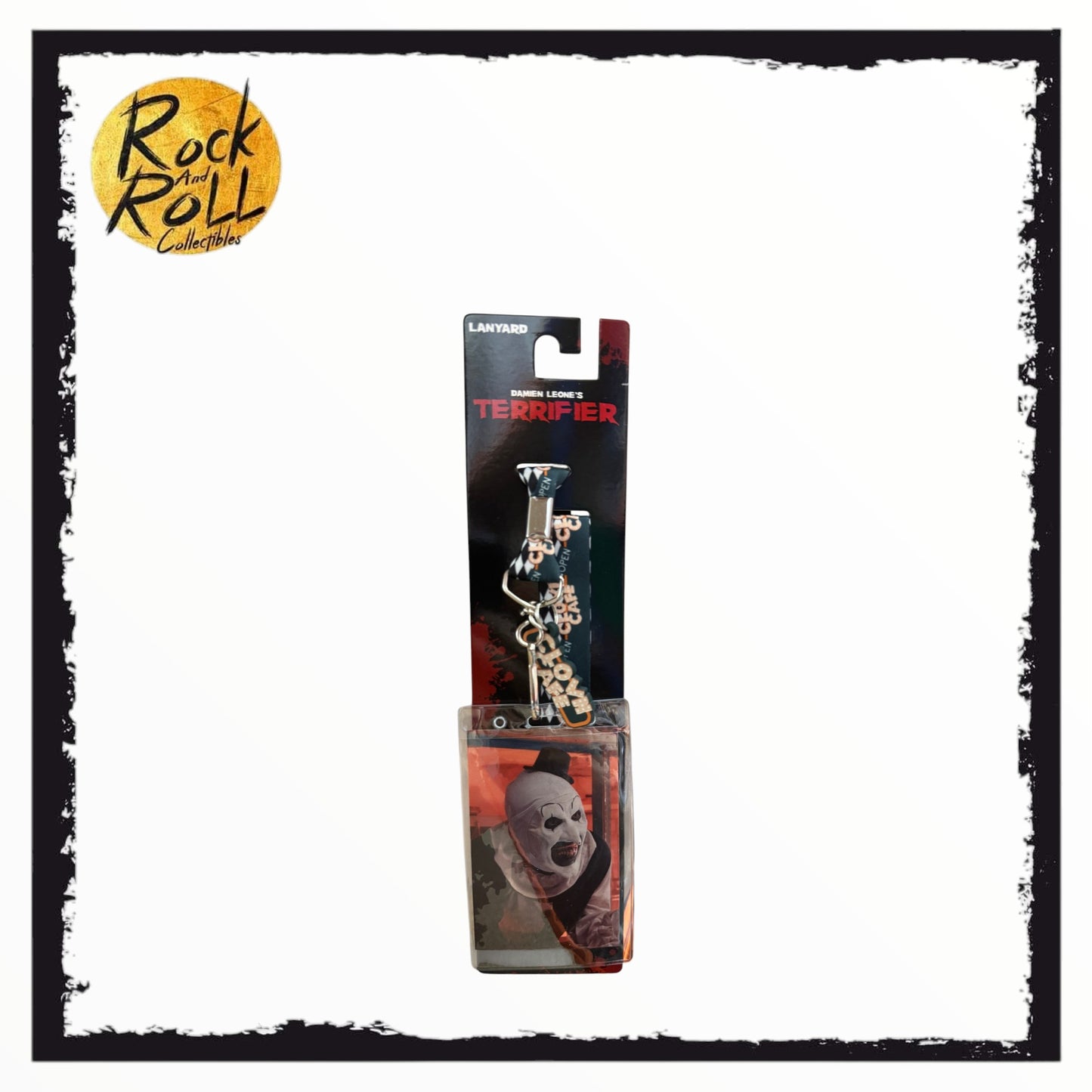 Surreal Entertainment - Horror Lanyard w/Keychain - Terrifier Art the Clown Clown Cafe US Import