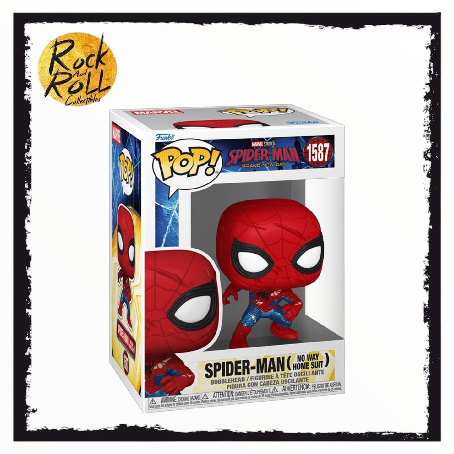 Spider-Man (No Way Home Suit) #1587 Funko Pop - Spider-Man Brand New Day