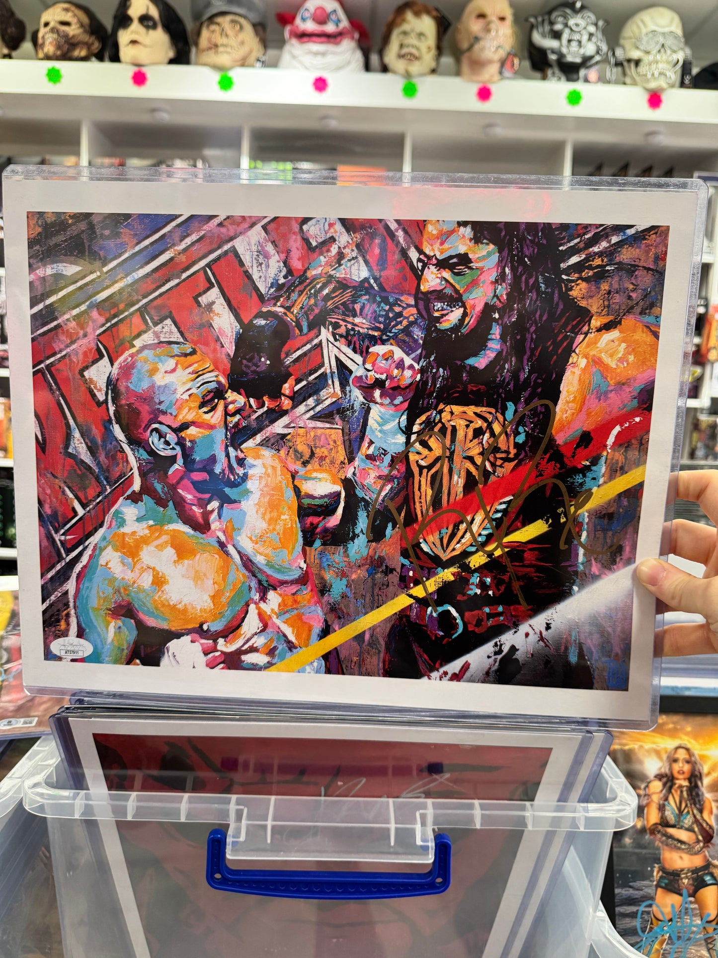 HS Signed Roman Reigns 11x14 (Scham)