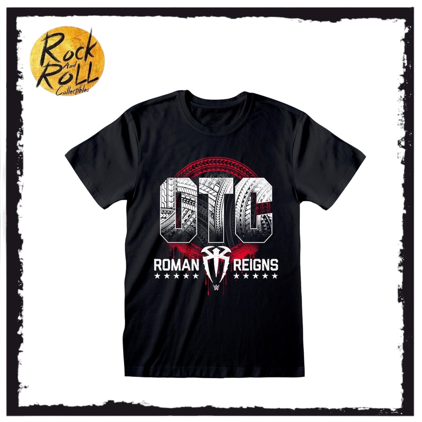 OTC Roman Reigns T-Shirt Officially Licensed WWE Apparel