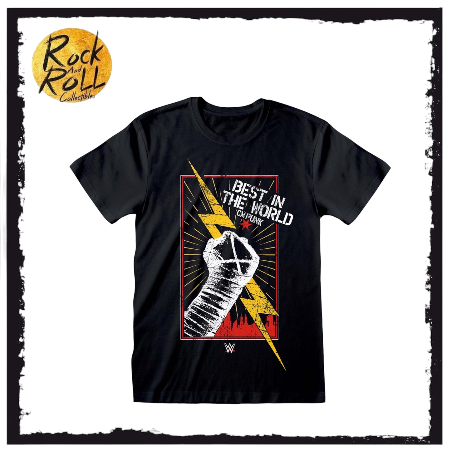 CM Punk Best In The World T-Shirt Officially Licensed WWE Apparel