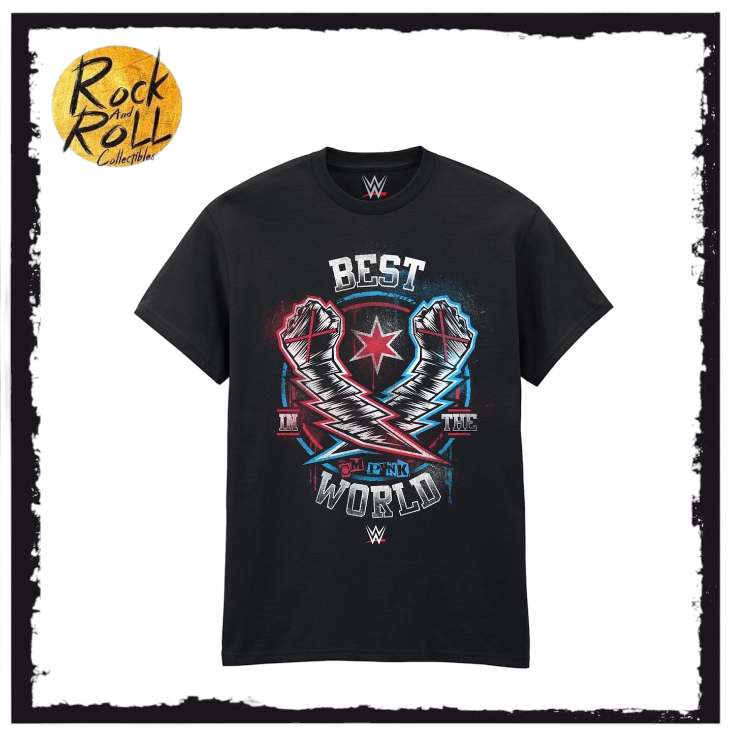 CM Punk Best In The World T-Shirt Officially Licensed WWE Apparel