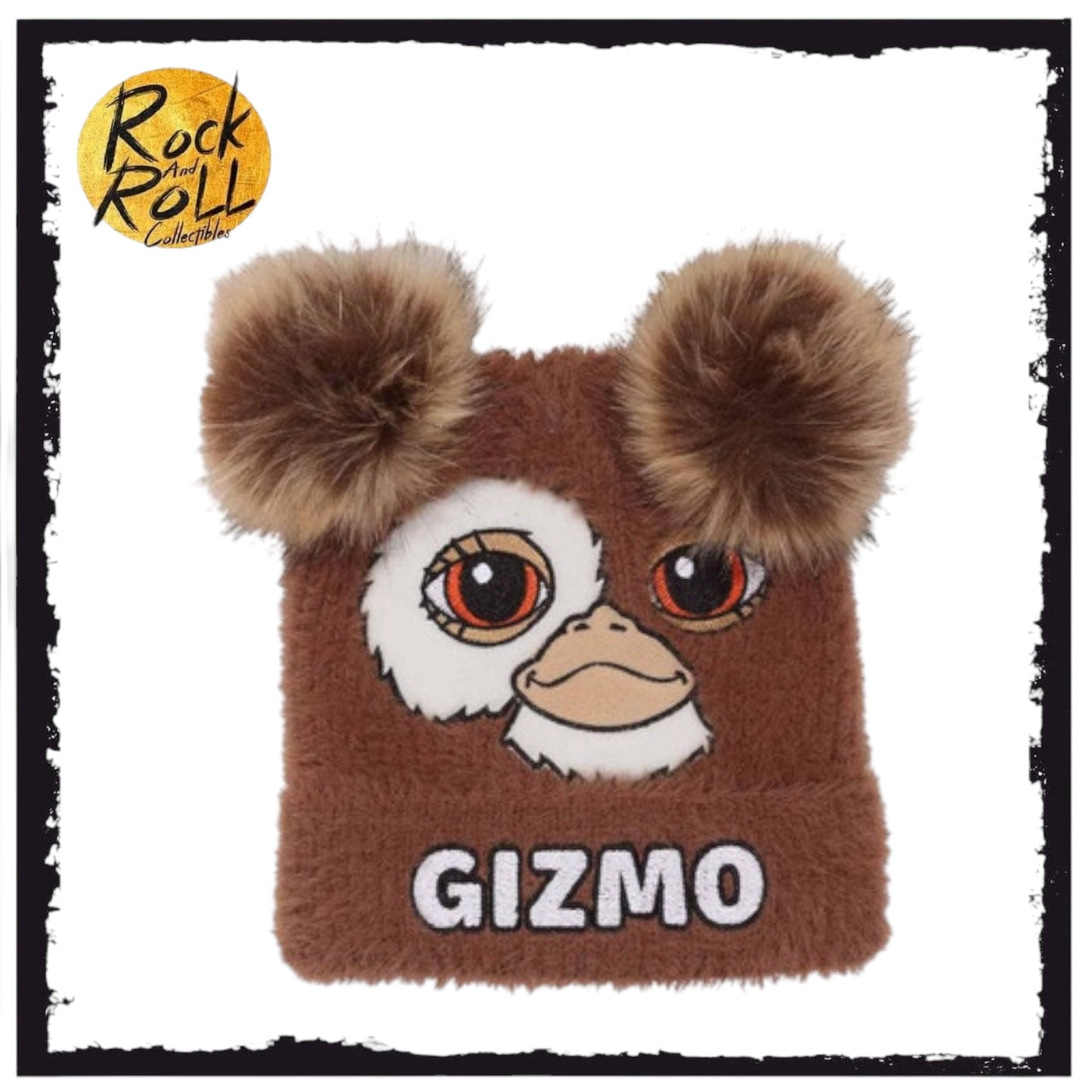 Gremlins - Gizmo Fluffy Pom Beanie Hat - One Size
