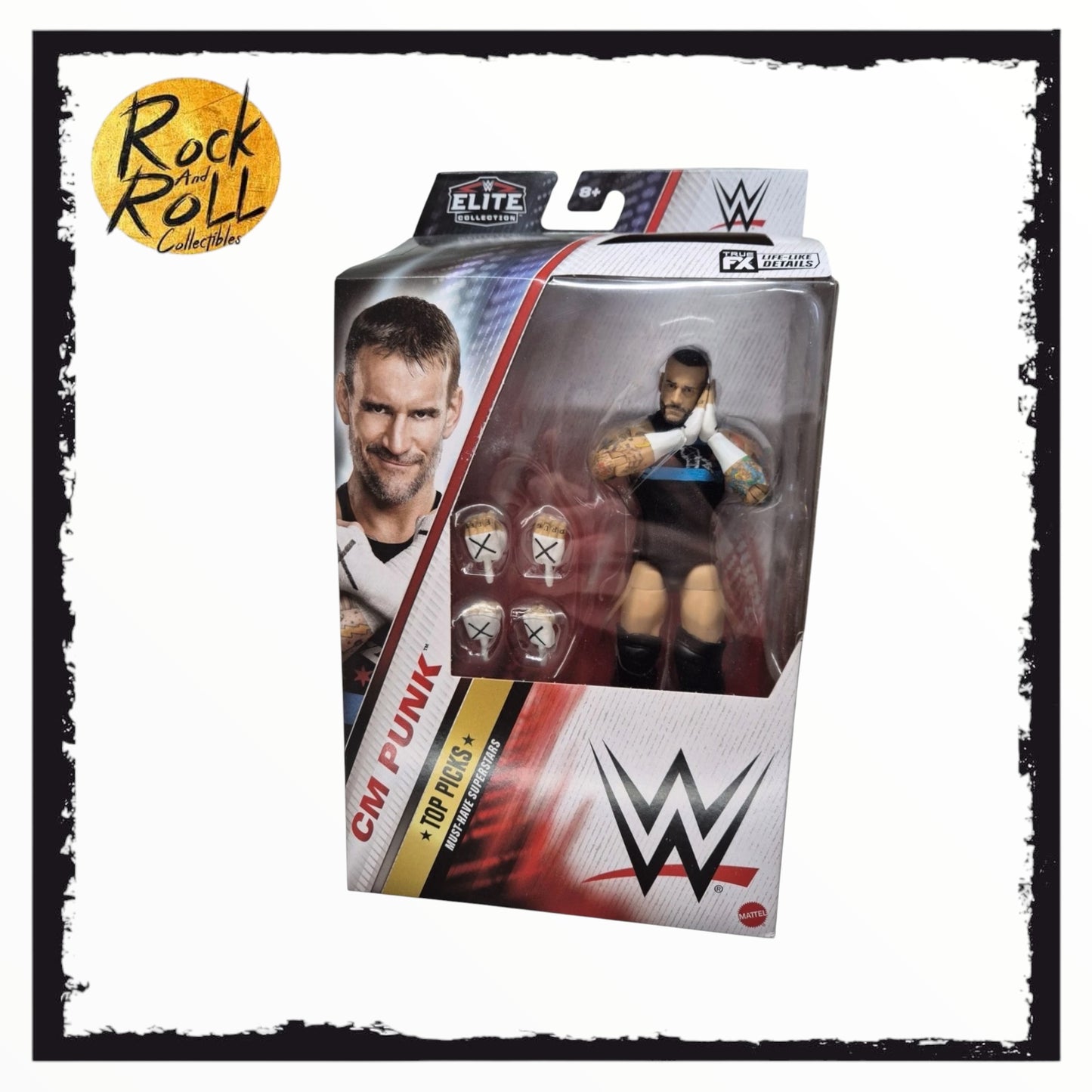 CM Punk WWE Elite Top Picks Mattel Action Figure