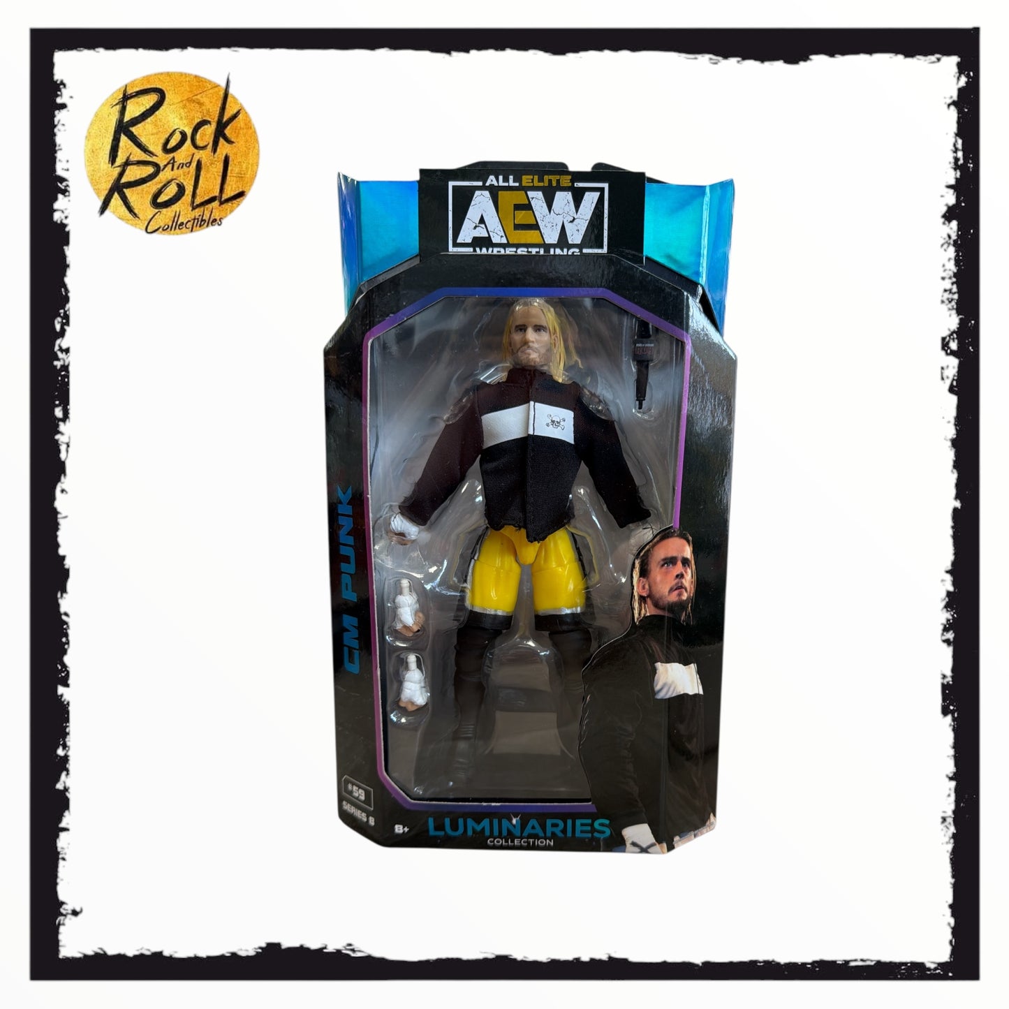 CM PUNK AEW Luminaries Series 8 #59