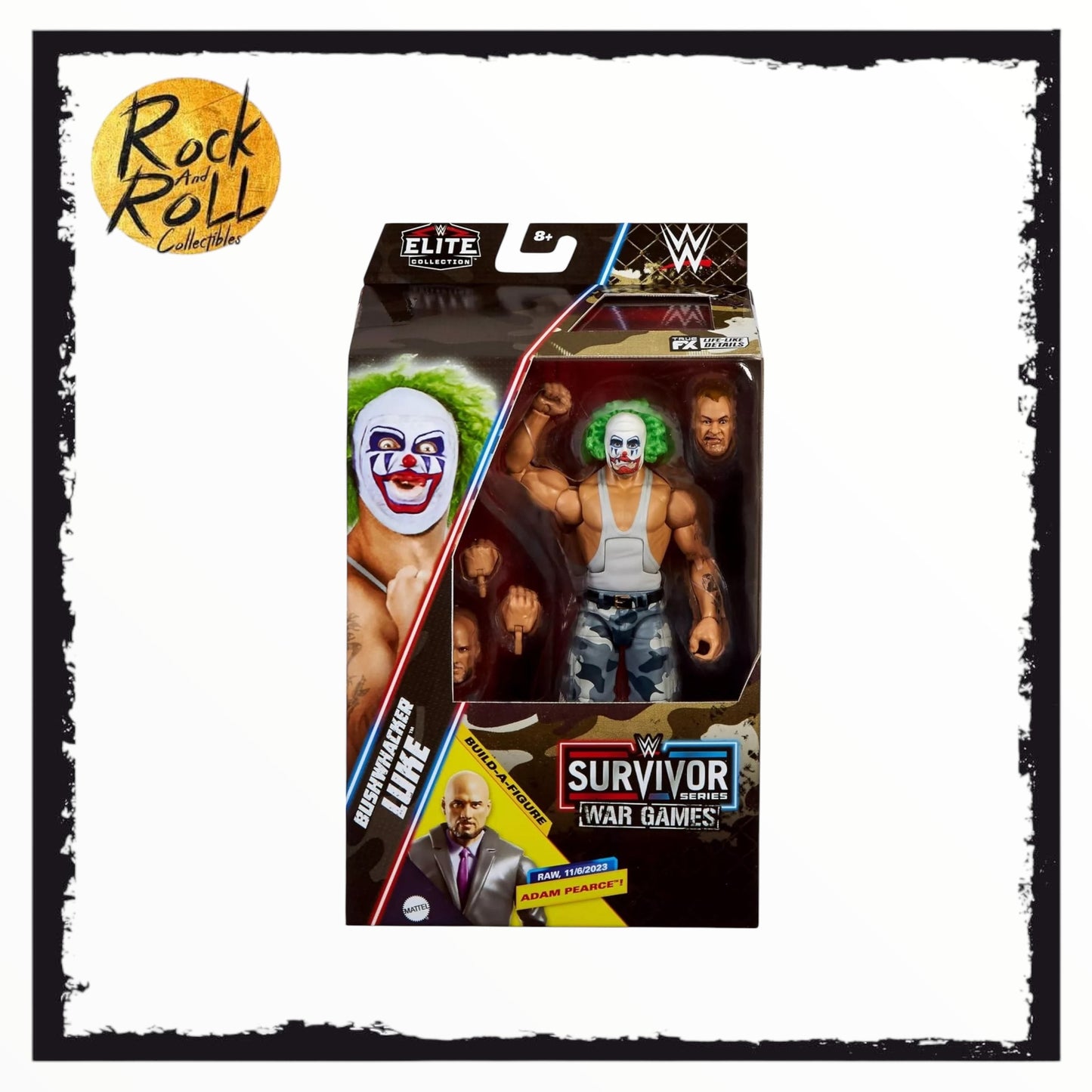 Not Mint Box - Bushwhacker Luke WWE Elite Survivor Series Wargames US Import