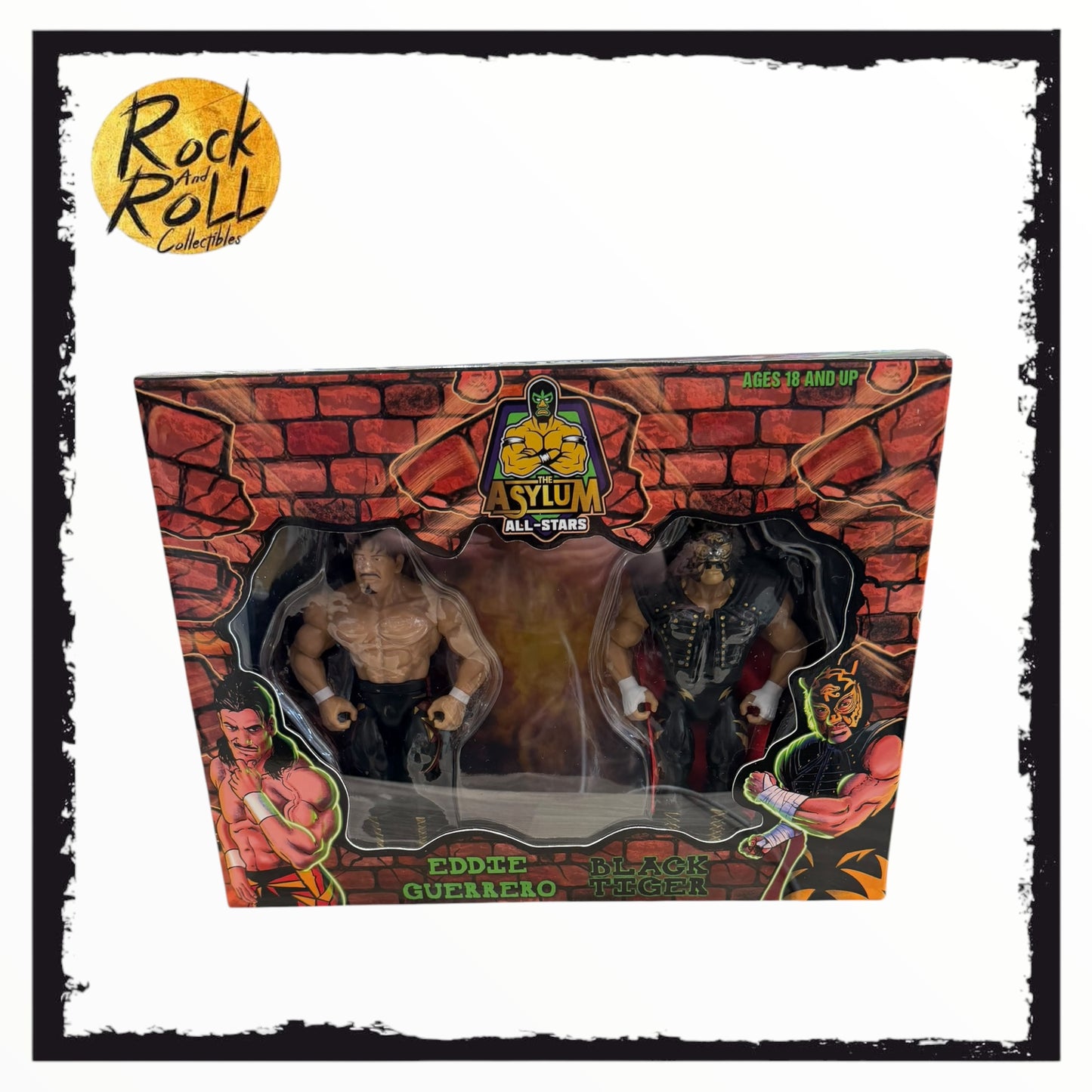 Eddie Guerrero And Black Tiger 2 Pack Asylum All-Stars
