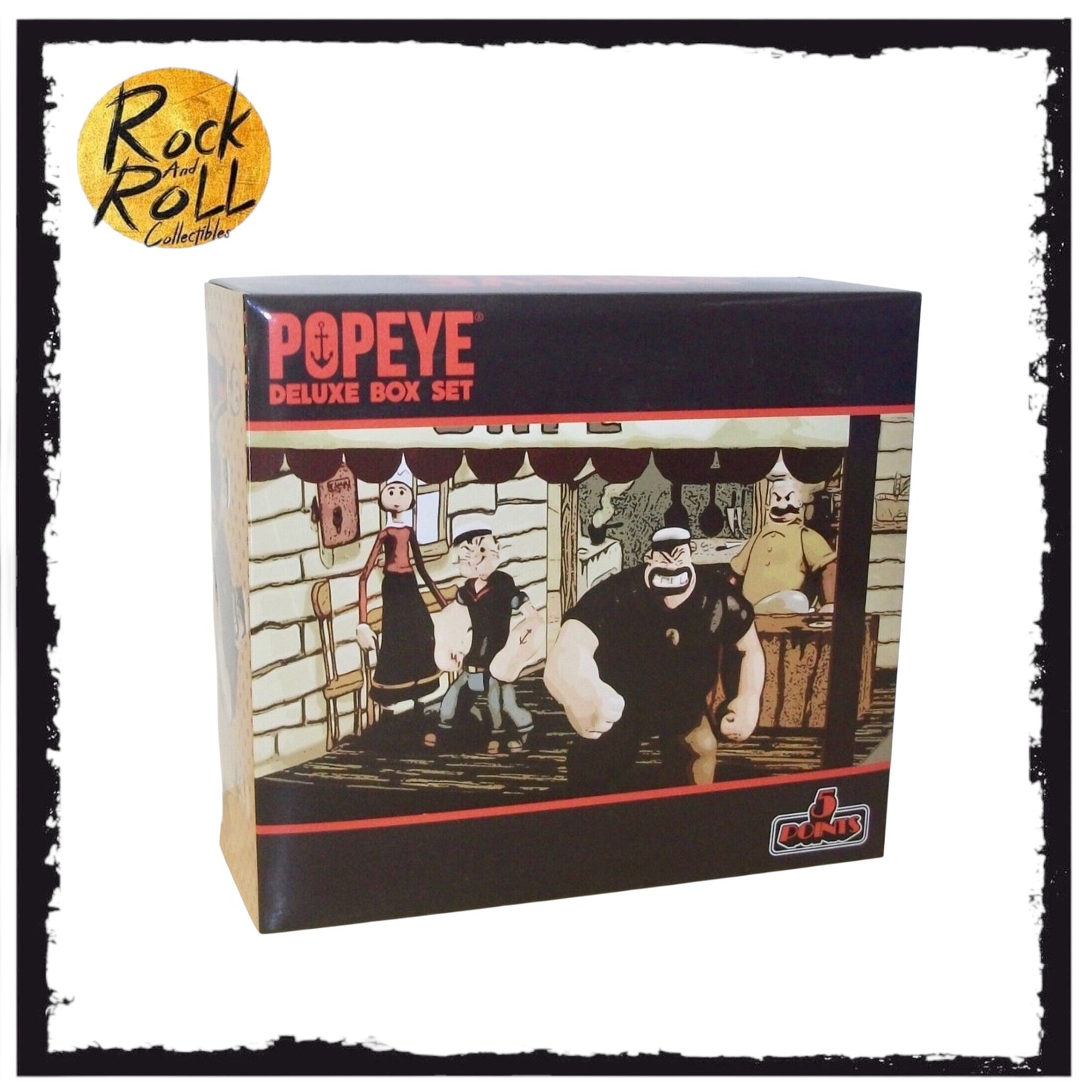 5 Points Popeye Action Figure Box Set Mezco