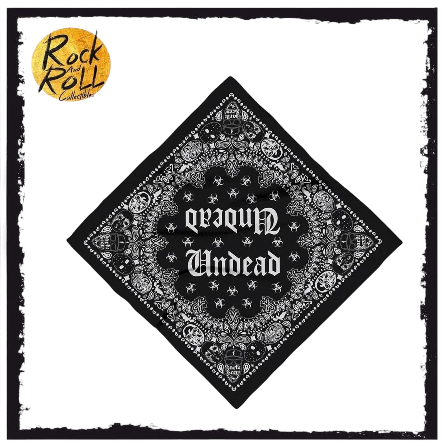 Undead Black Bandana - Hollywood Undead