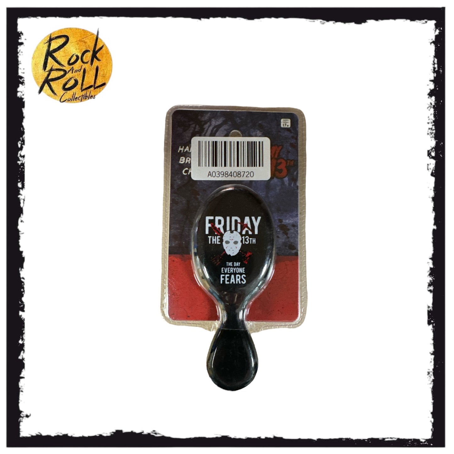 Friday the 13th Hand Hairbrush