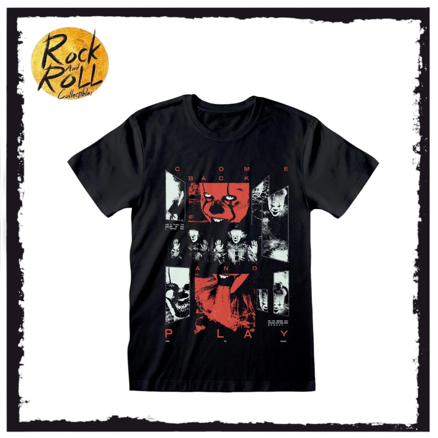 IT - Pennywise Come Back and Play T-Shirt