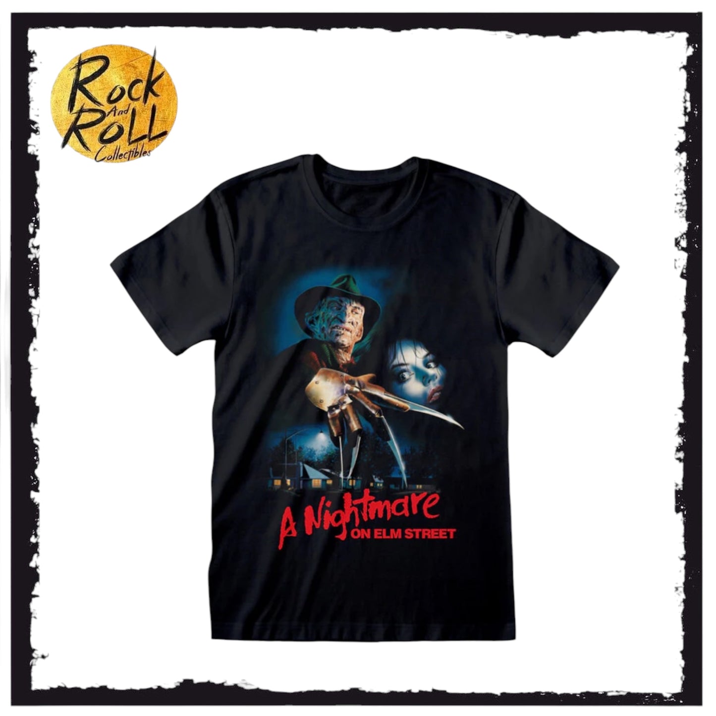 A Nightmare On Elm Street Logo Poster T-Shirt