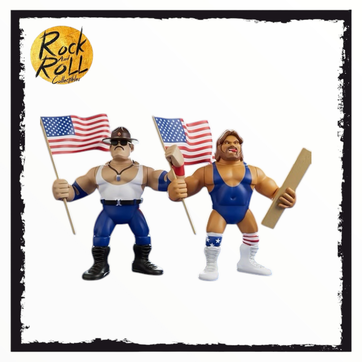 SGT SLAUGHTER & "HACKSAW" JIM DUGGAN SET PRE ORDER