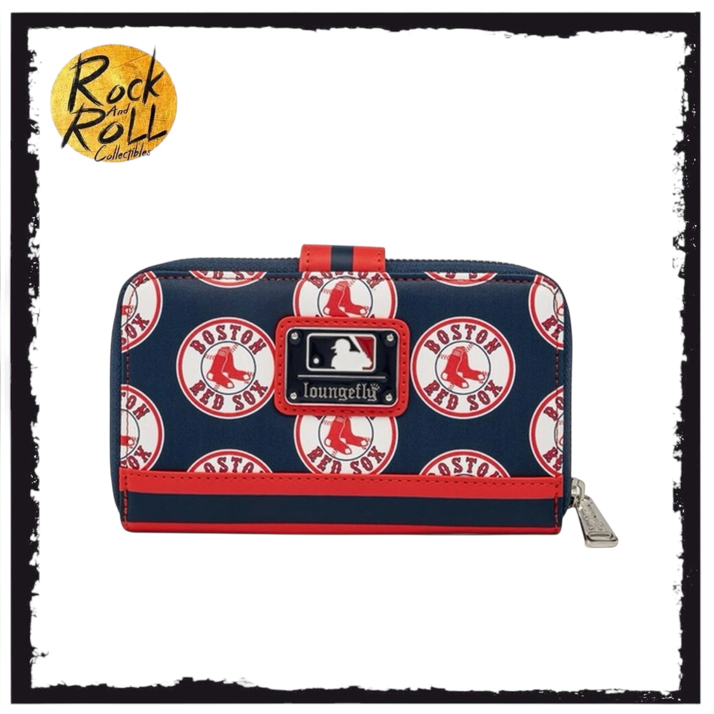 Loungefly Major League Baseball Boston Red Sox Logo Wallet
