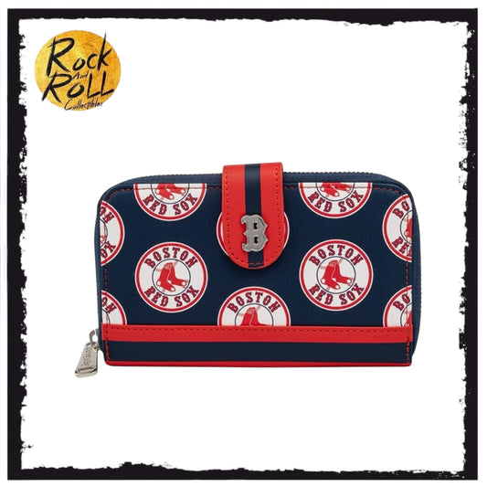 Loungefly Major League Baseball Boston Red Sox Logo Wallet